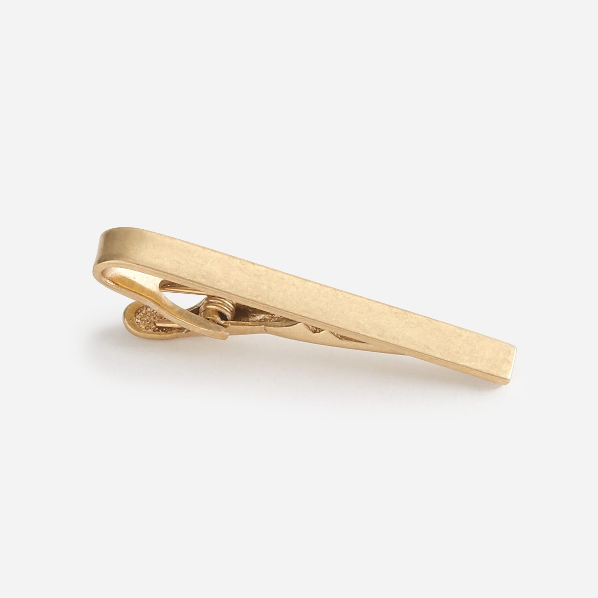 Brushed tie clip