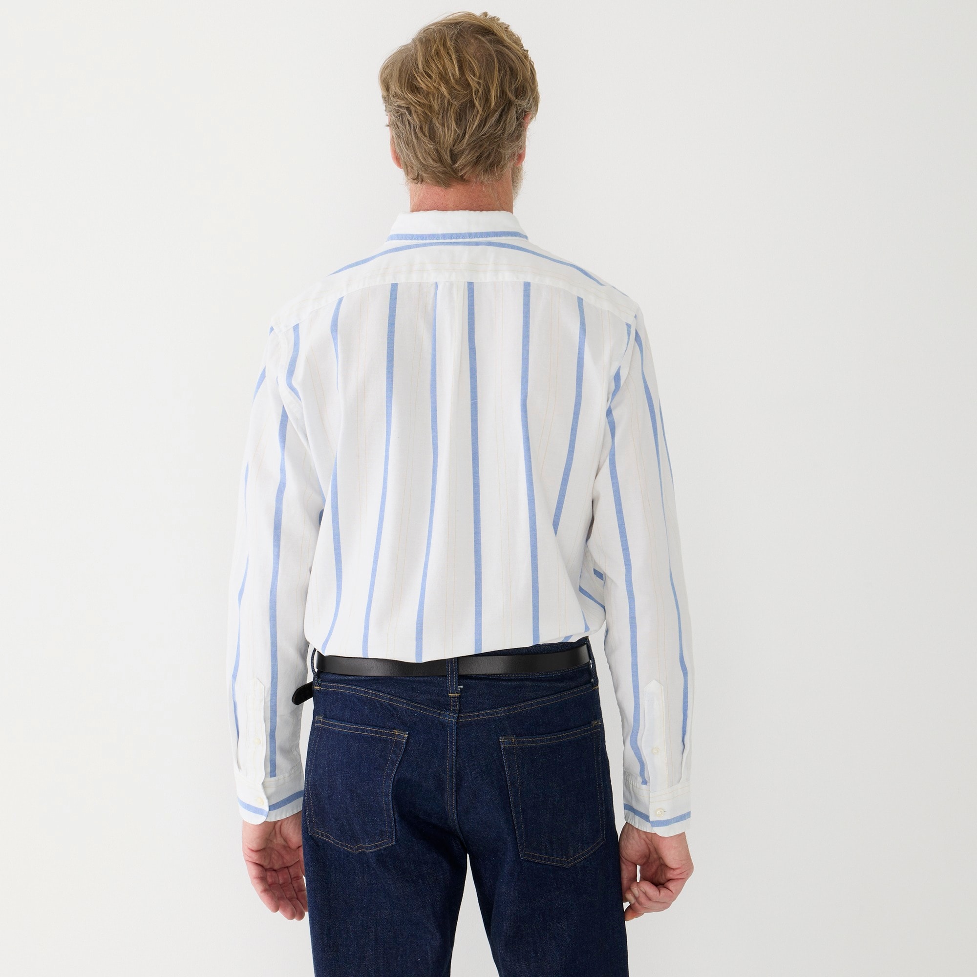 Broken-in organic cotton oxford shirt