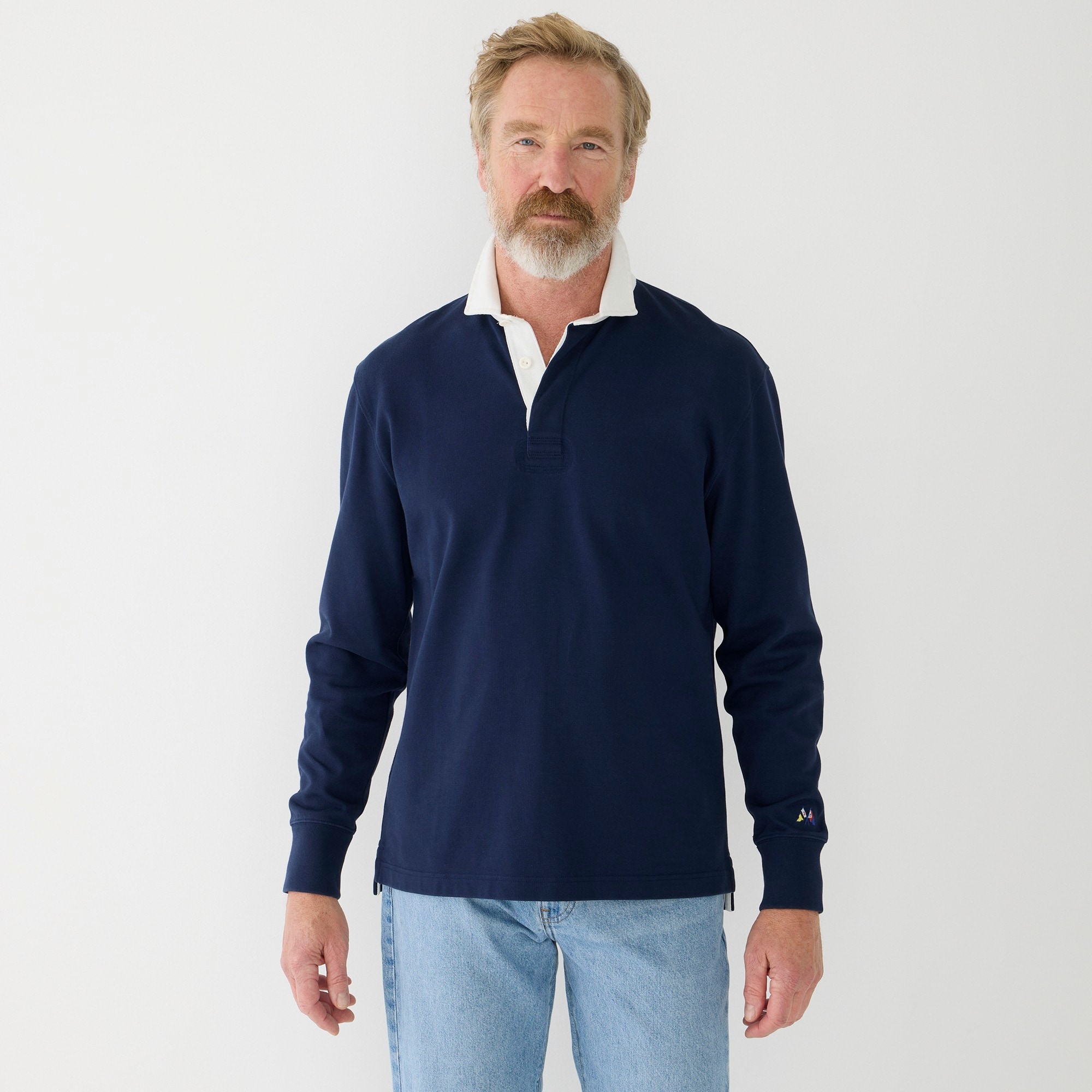 Tall rugby shirt in solid