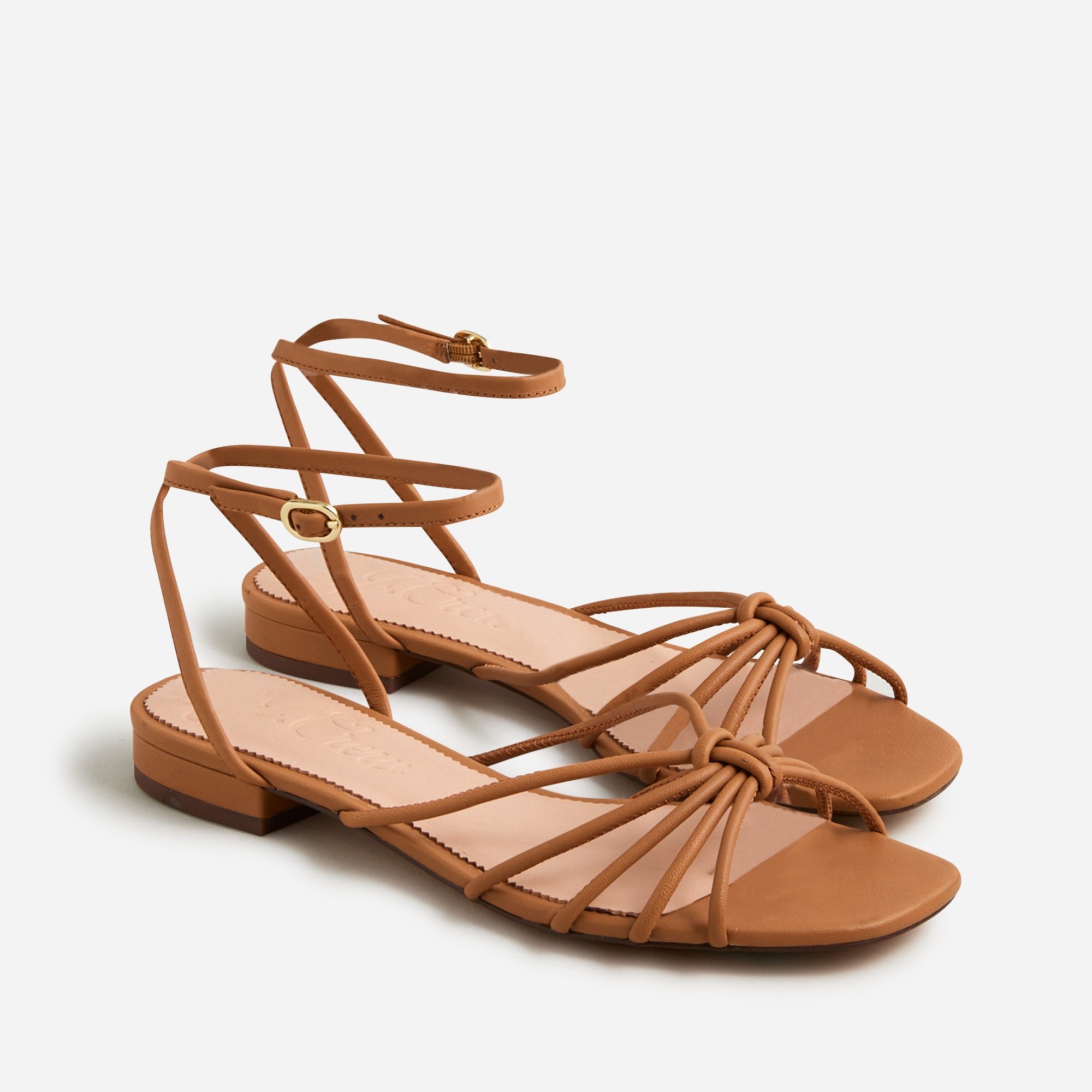 Hazel strappy sandals in leather
