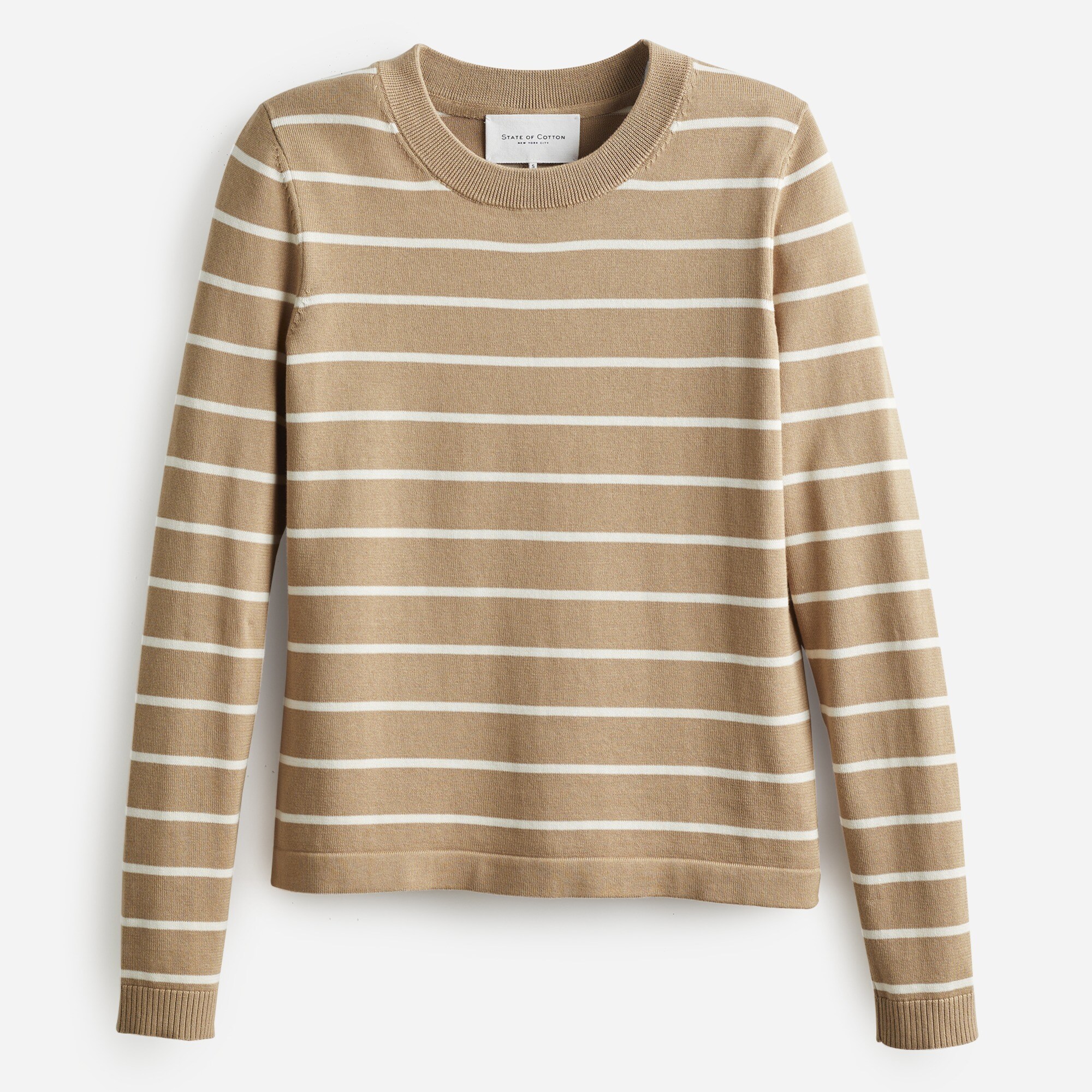 State of Cotton NYC Devon striped crewneck sweater