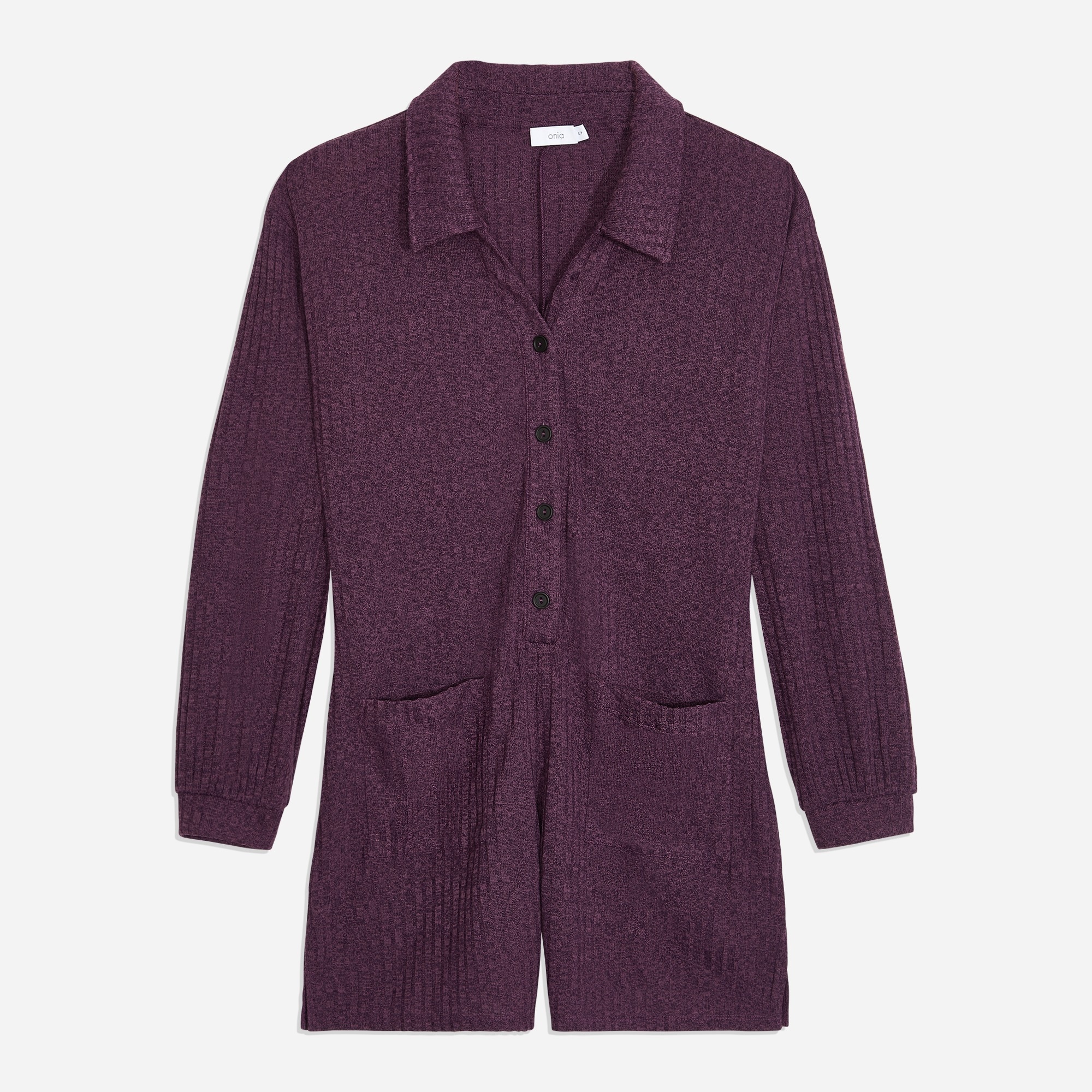 Onia rib-knit romper