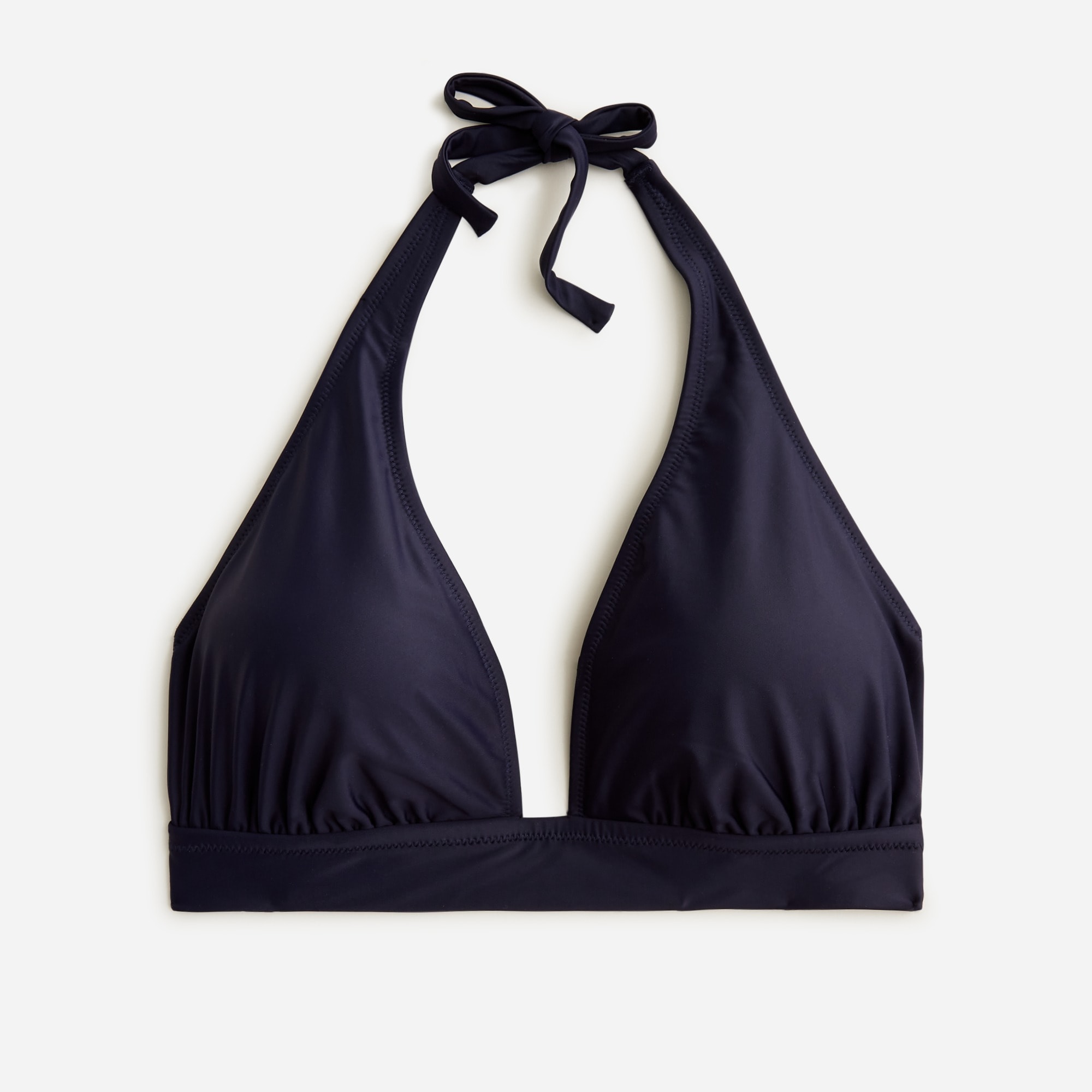 DD halter tie-back bikini top