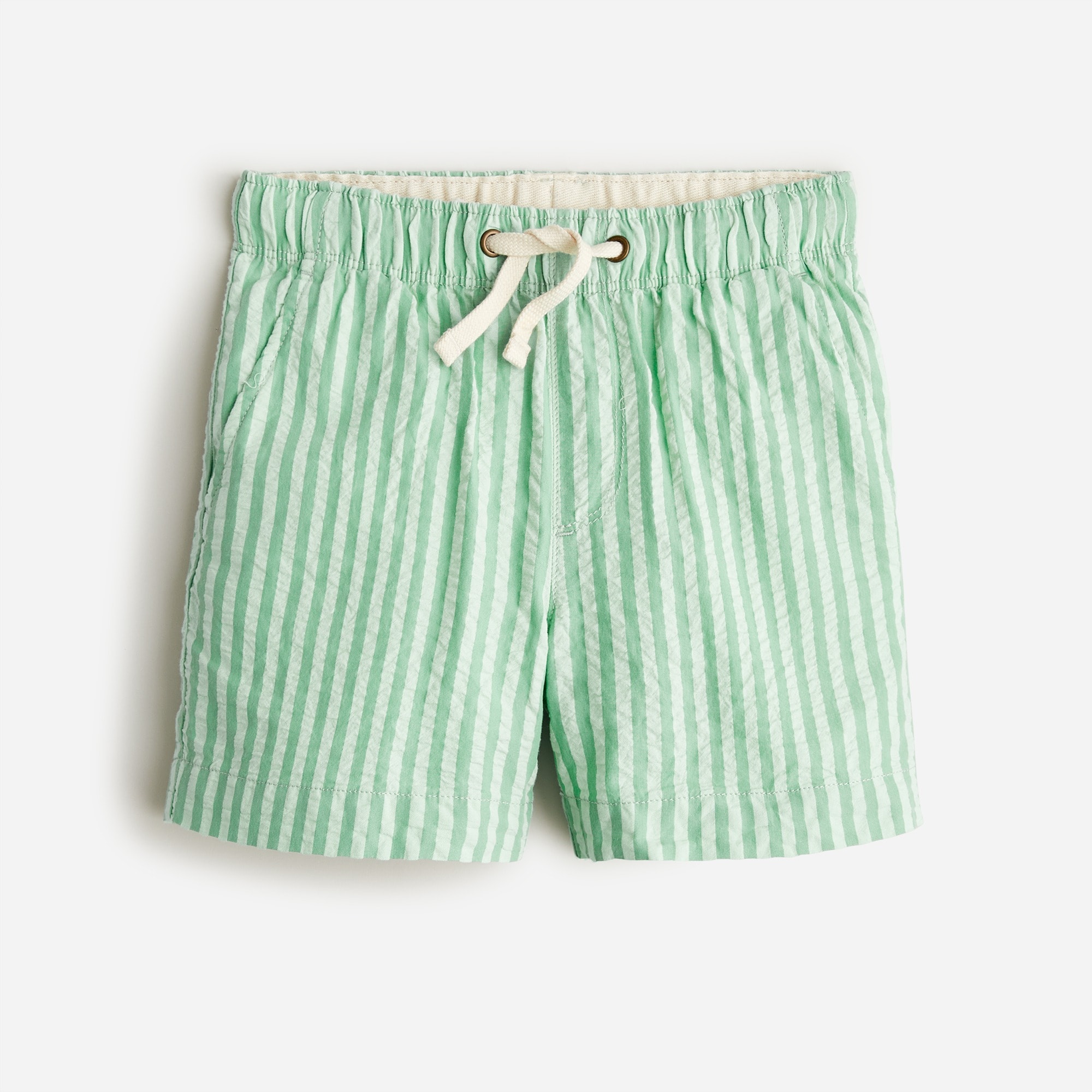 Boys' dock short in seersucker