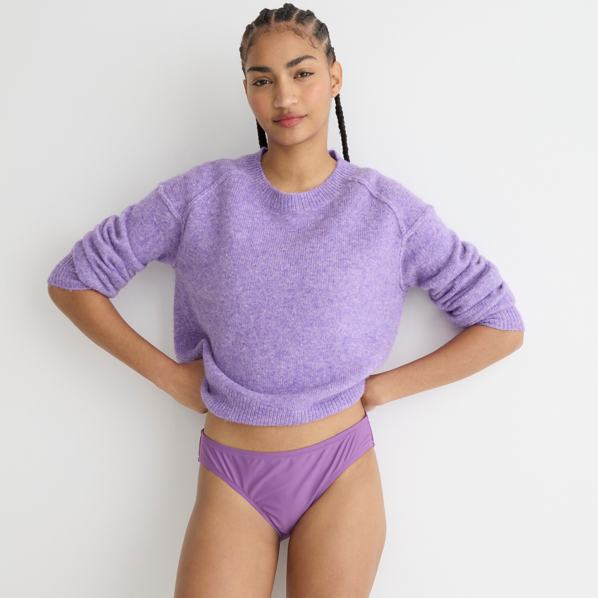 Classic full-coverage bikini bottom