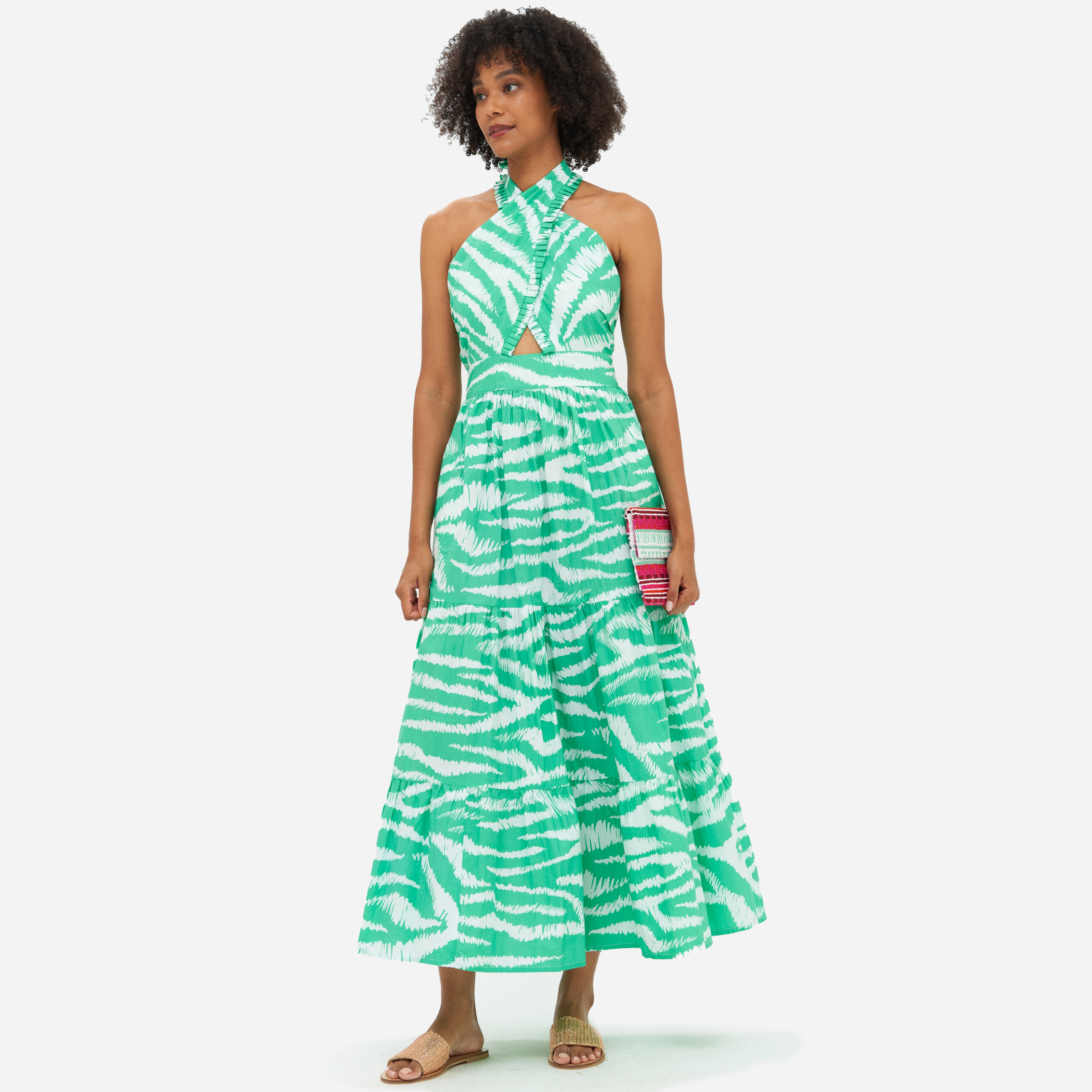 OLIPHANT™ cross-front maxi dress