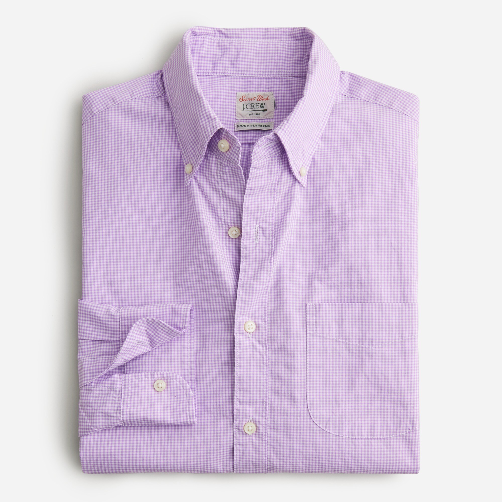 Secret Wash cotton poplin shirt