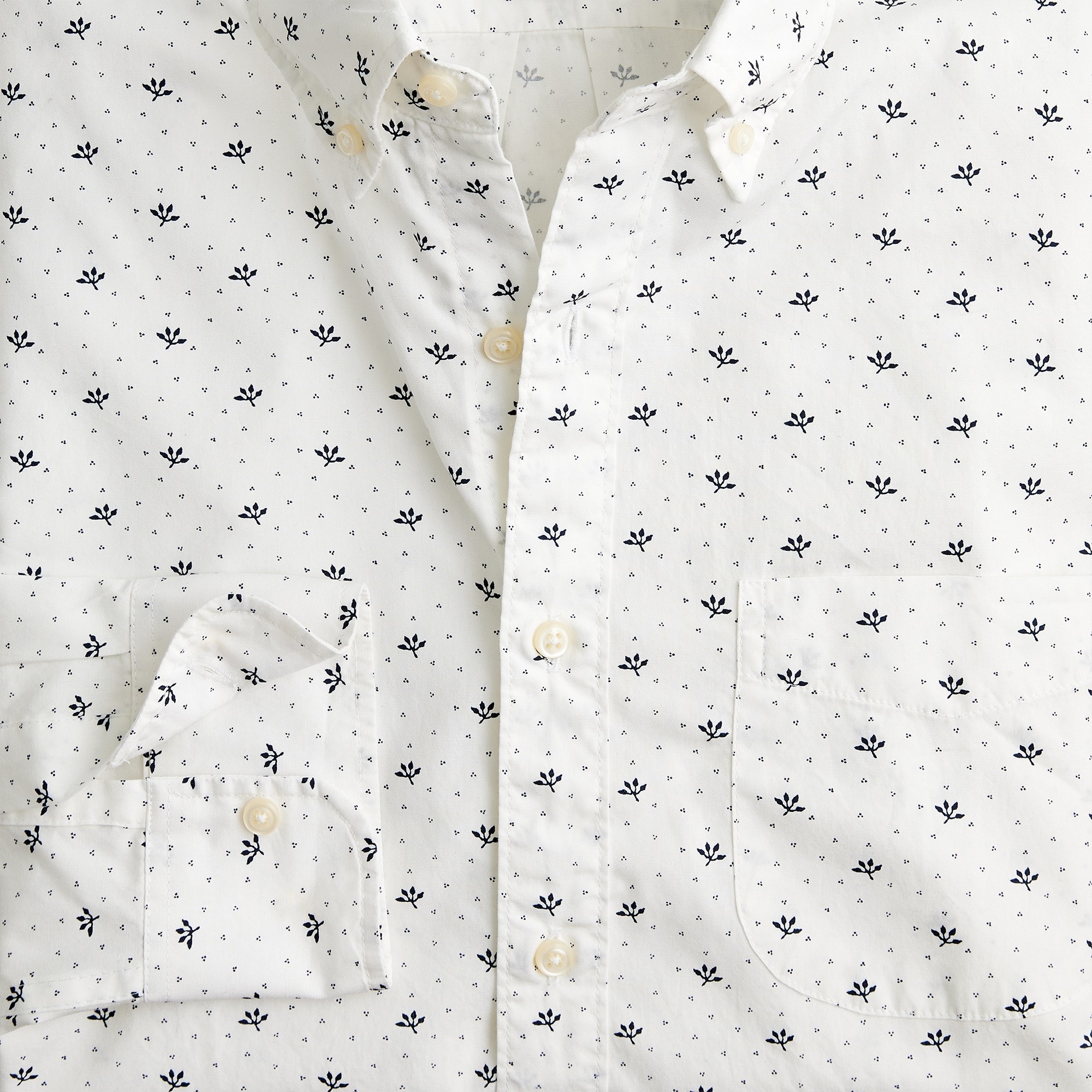Secret Wash cotton poplin shirt