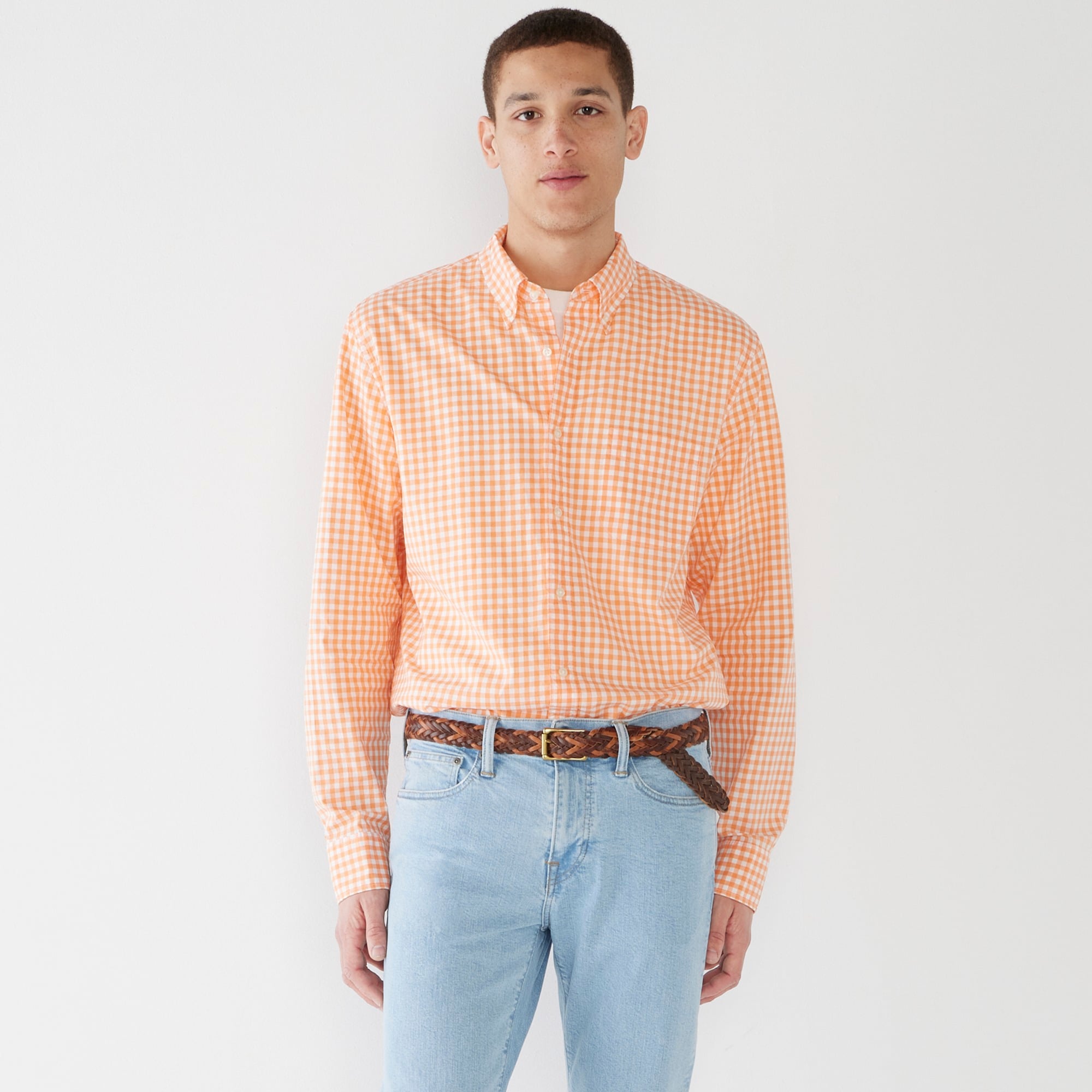 Secret Wash cotton poplin shirt