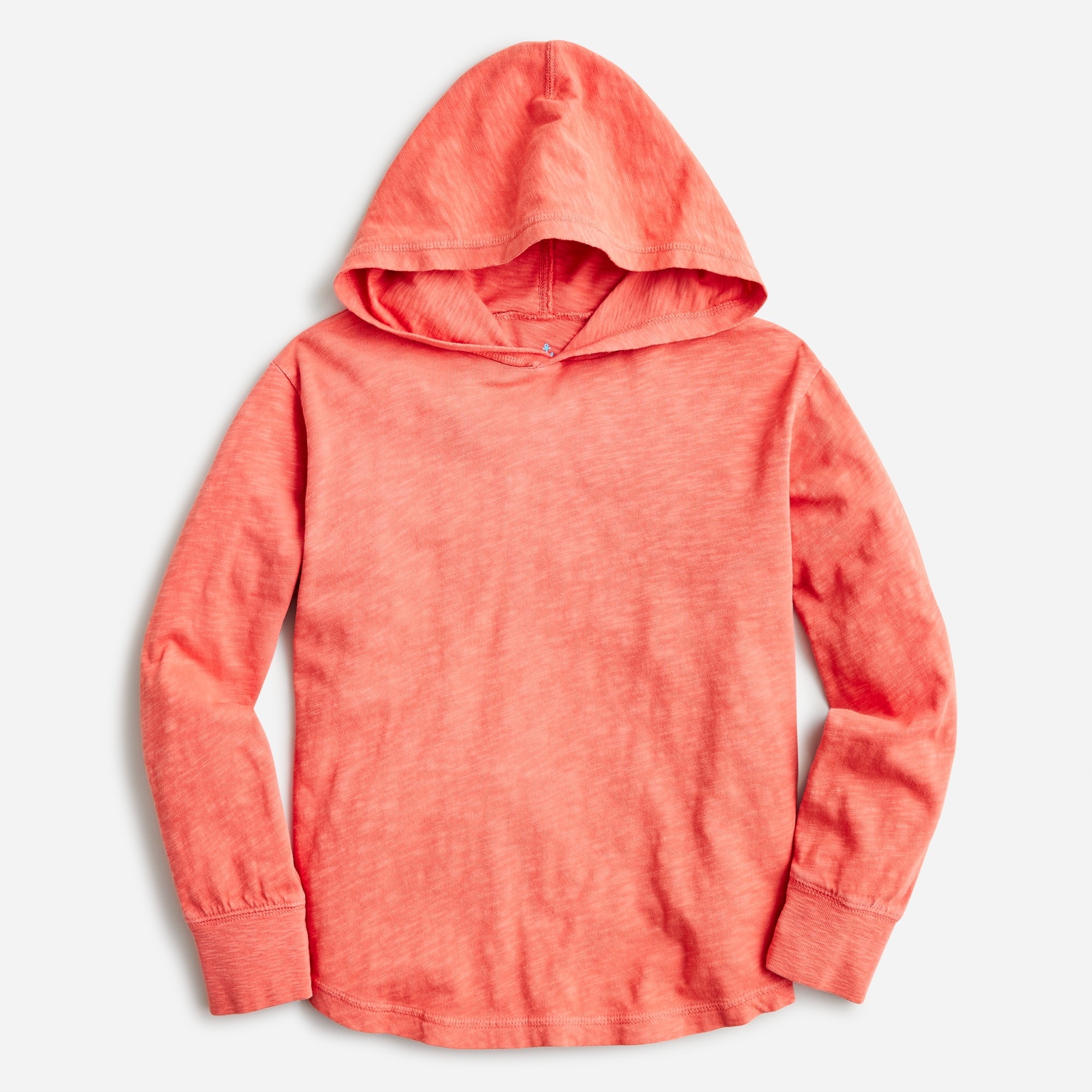 Boys' garment-dyed hooded T-shirt