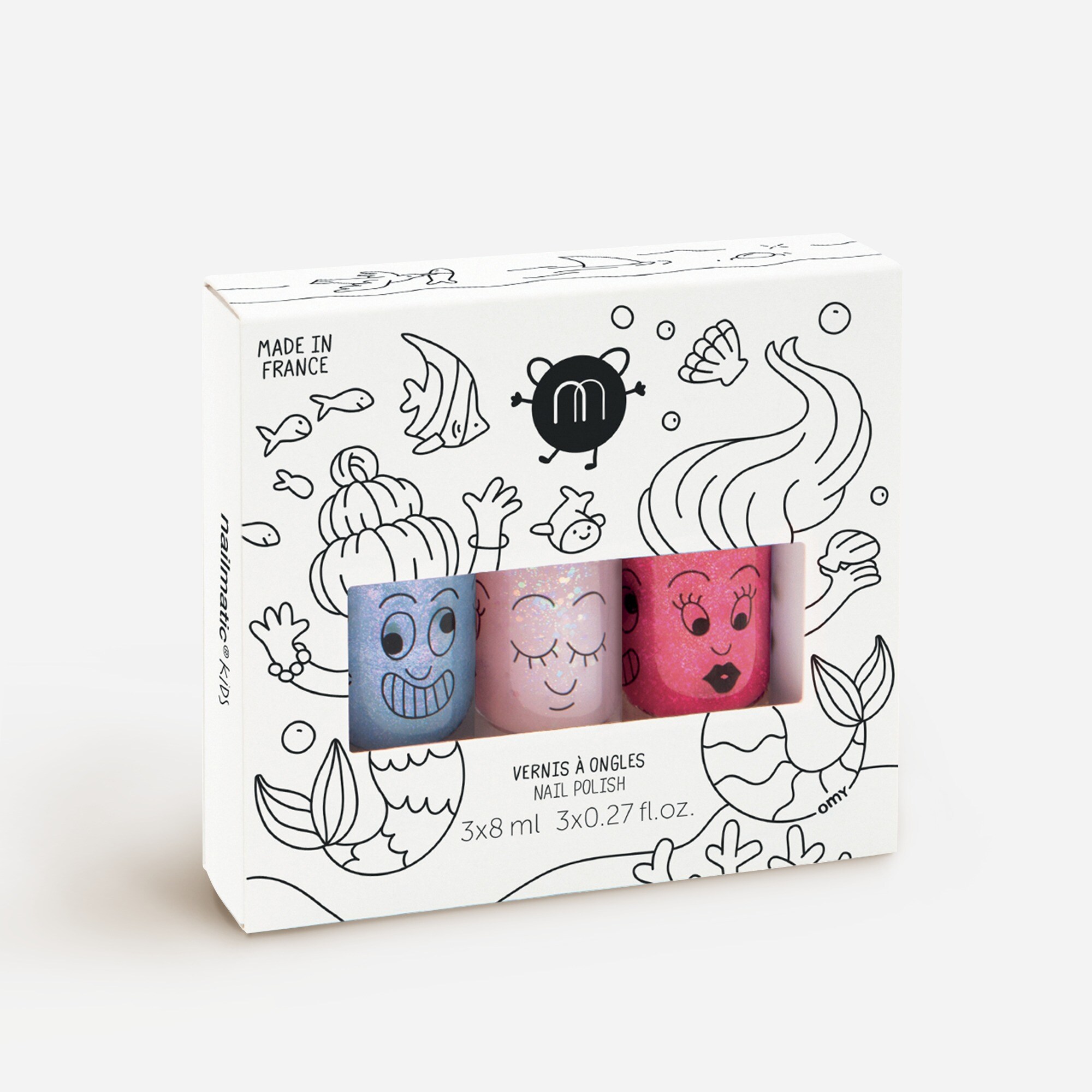 nailmatic® mermaid nail polish set