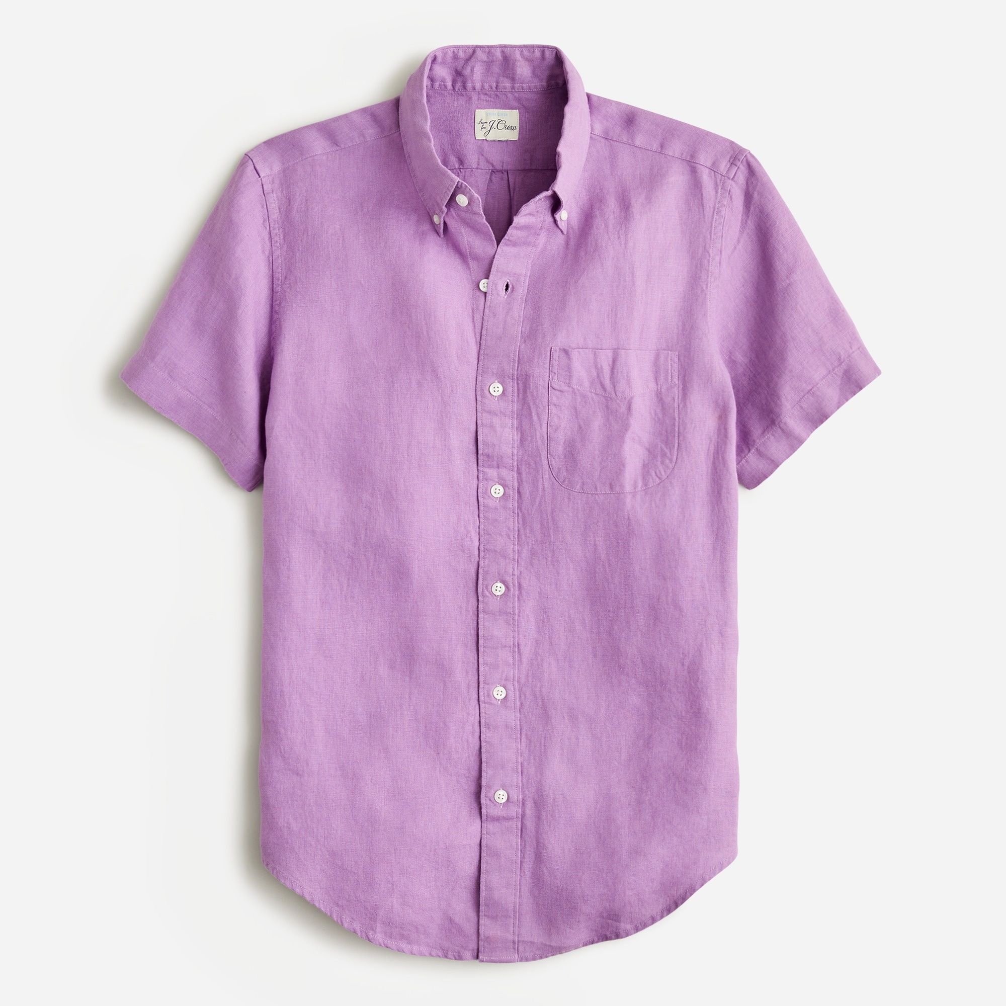 Short-sleeve Baird McNutt Irish linen shirt