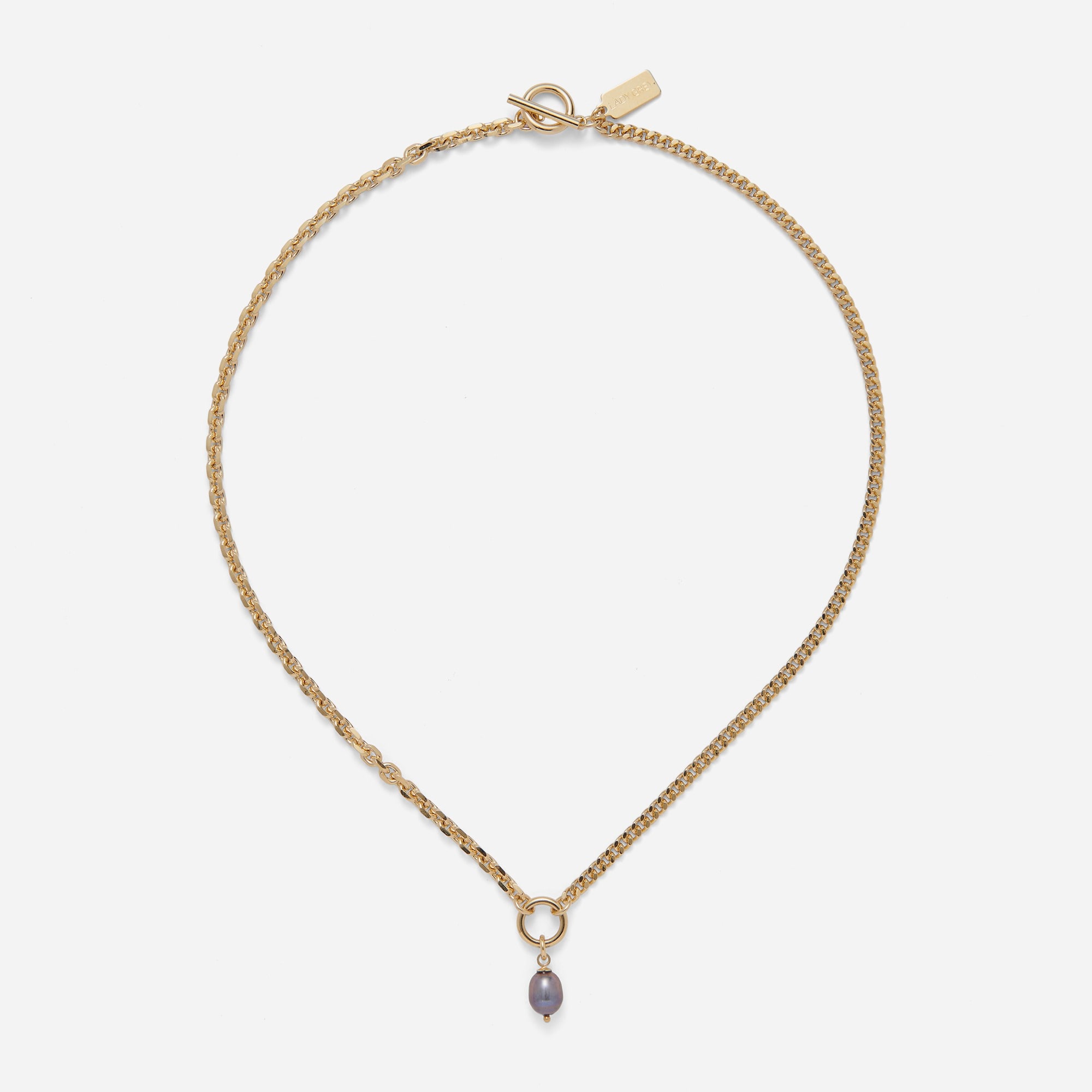 Lady Grey duo chain necklace
