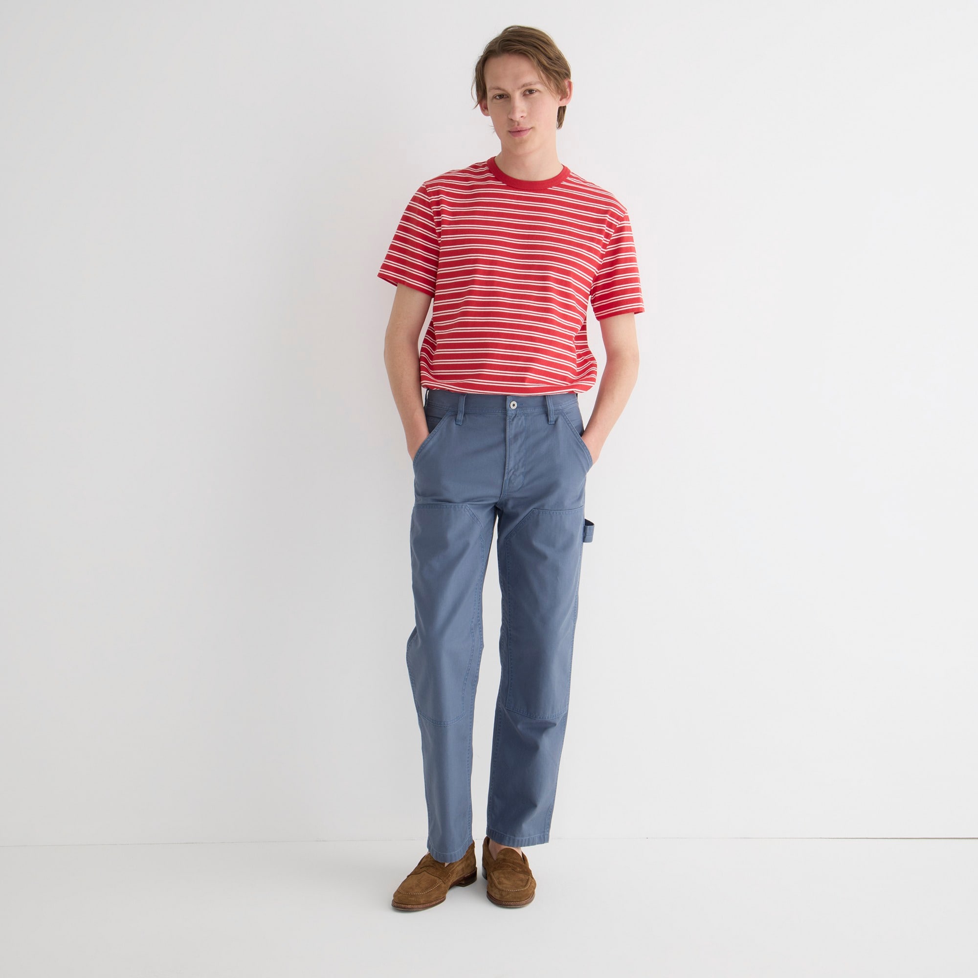 Wallace & Barnes herringbone carpenter pant