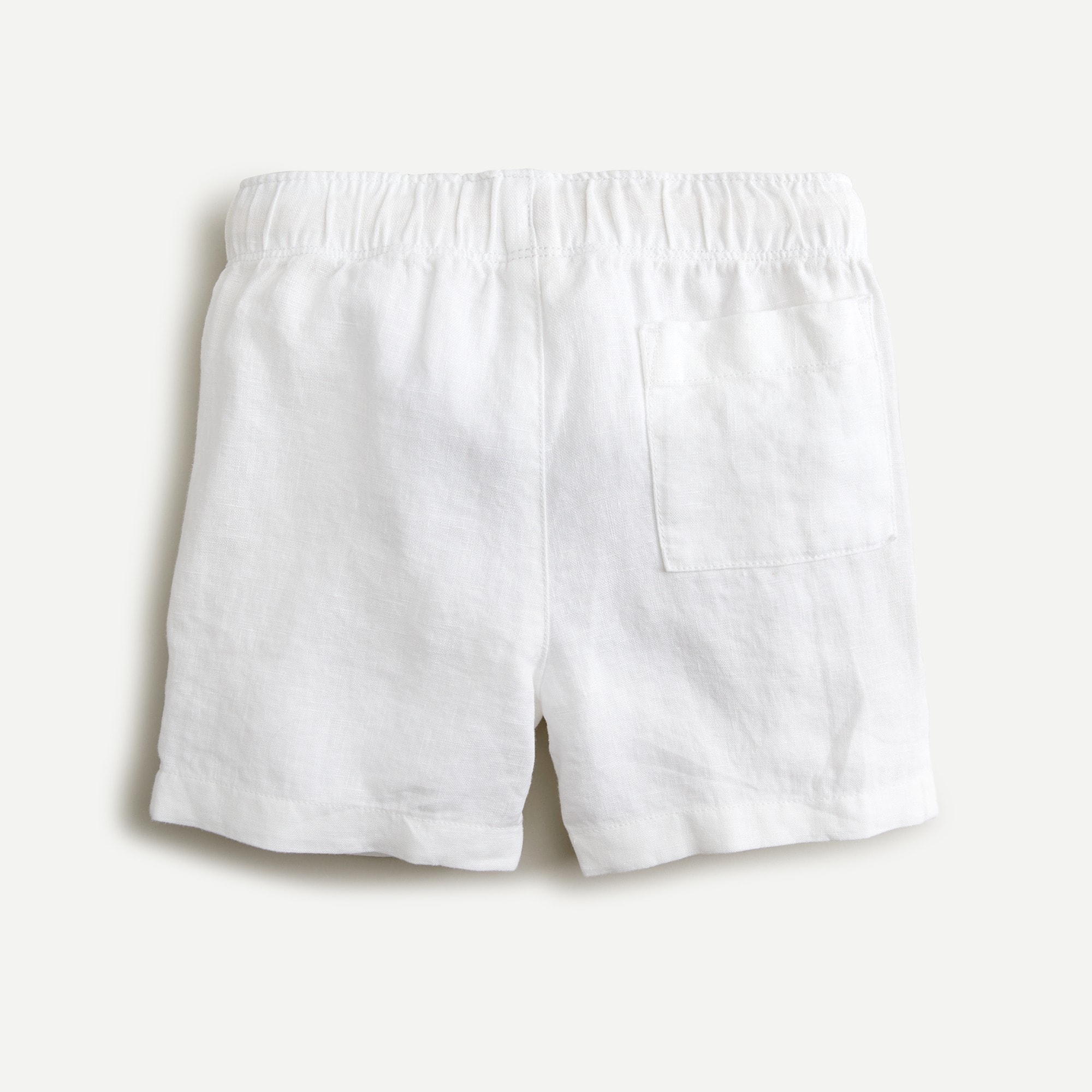 Boys' dock short in linen