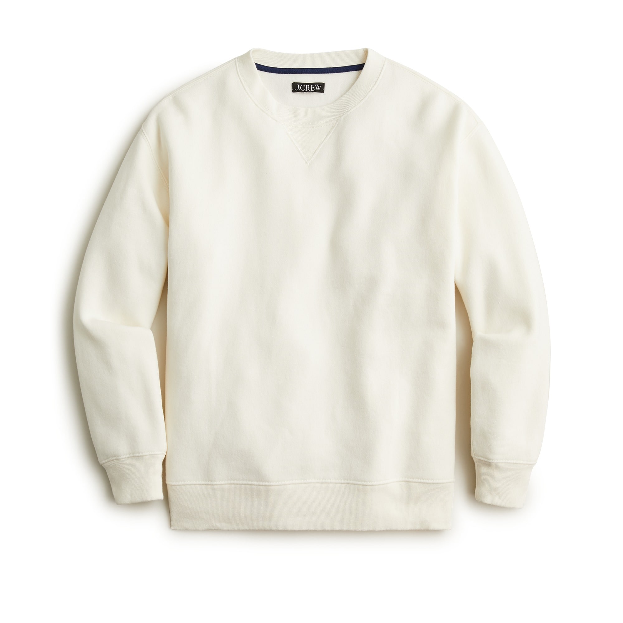 Heritage fleece oversized crewneck sweater