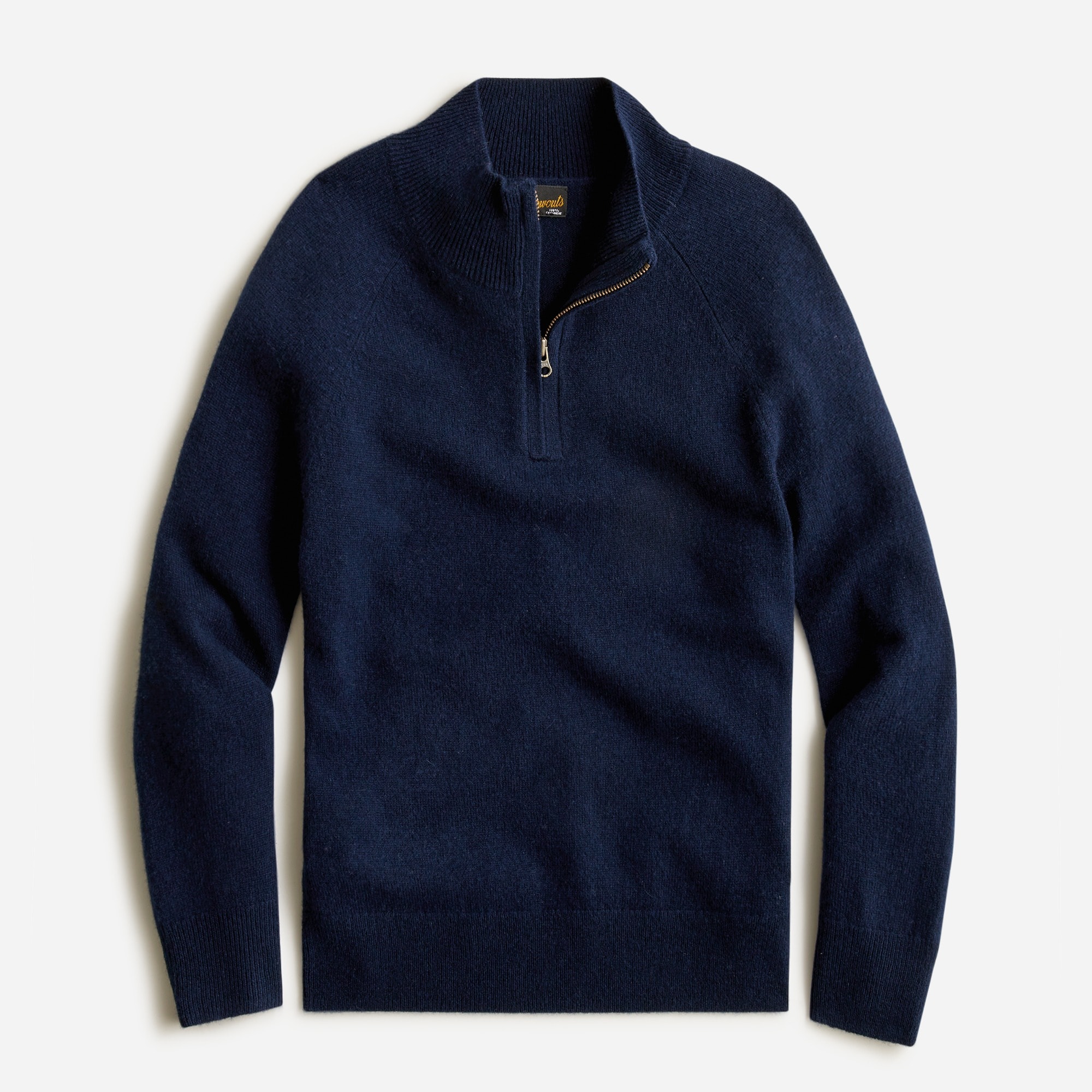 Kids' cashmere half-zip sweater