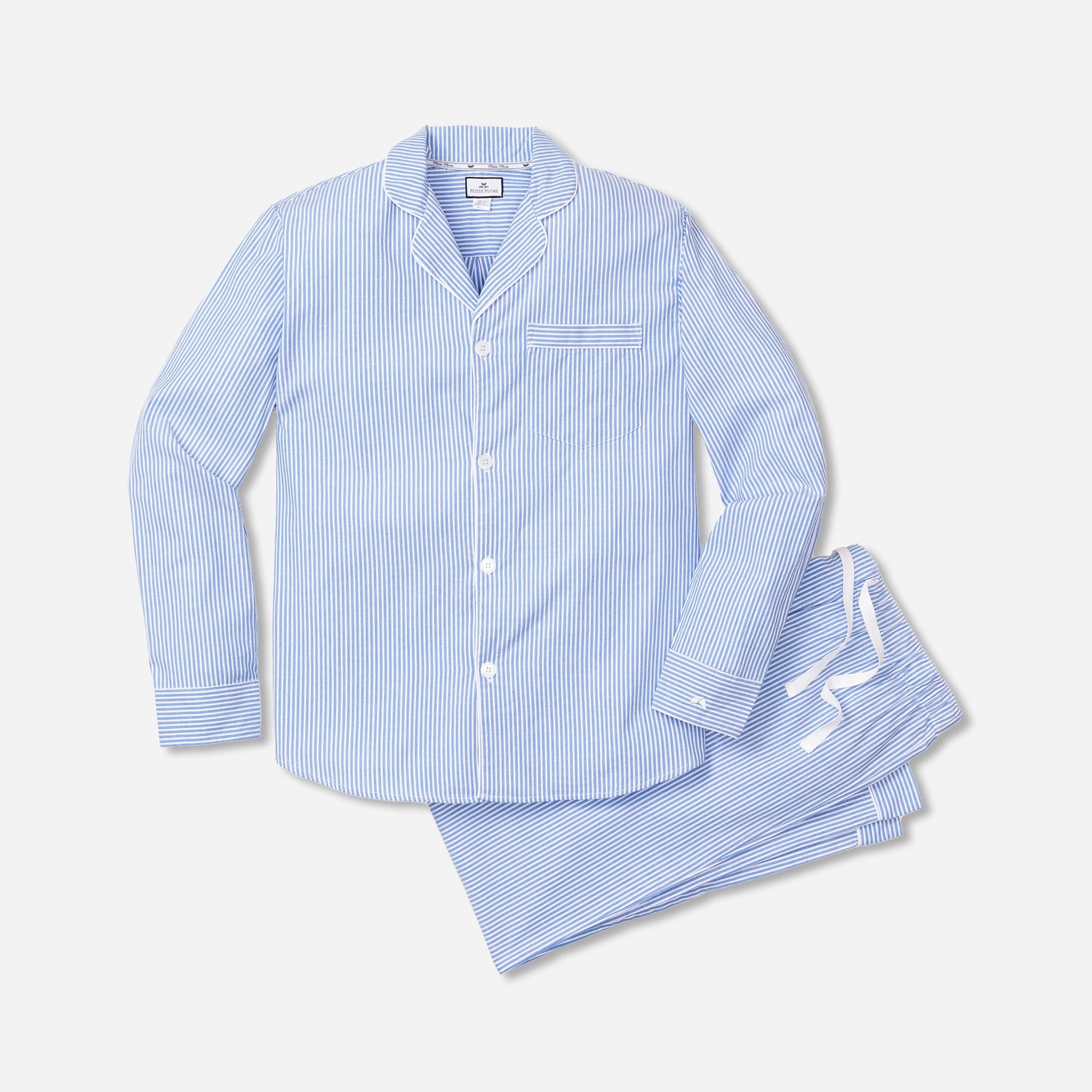 Petite Plume™ men's seersucker pajama set
