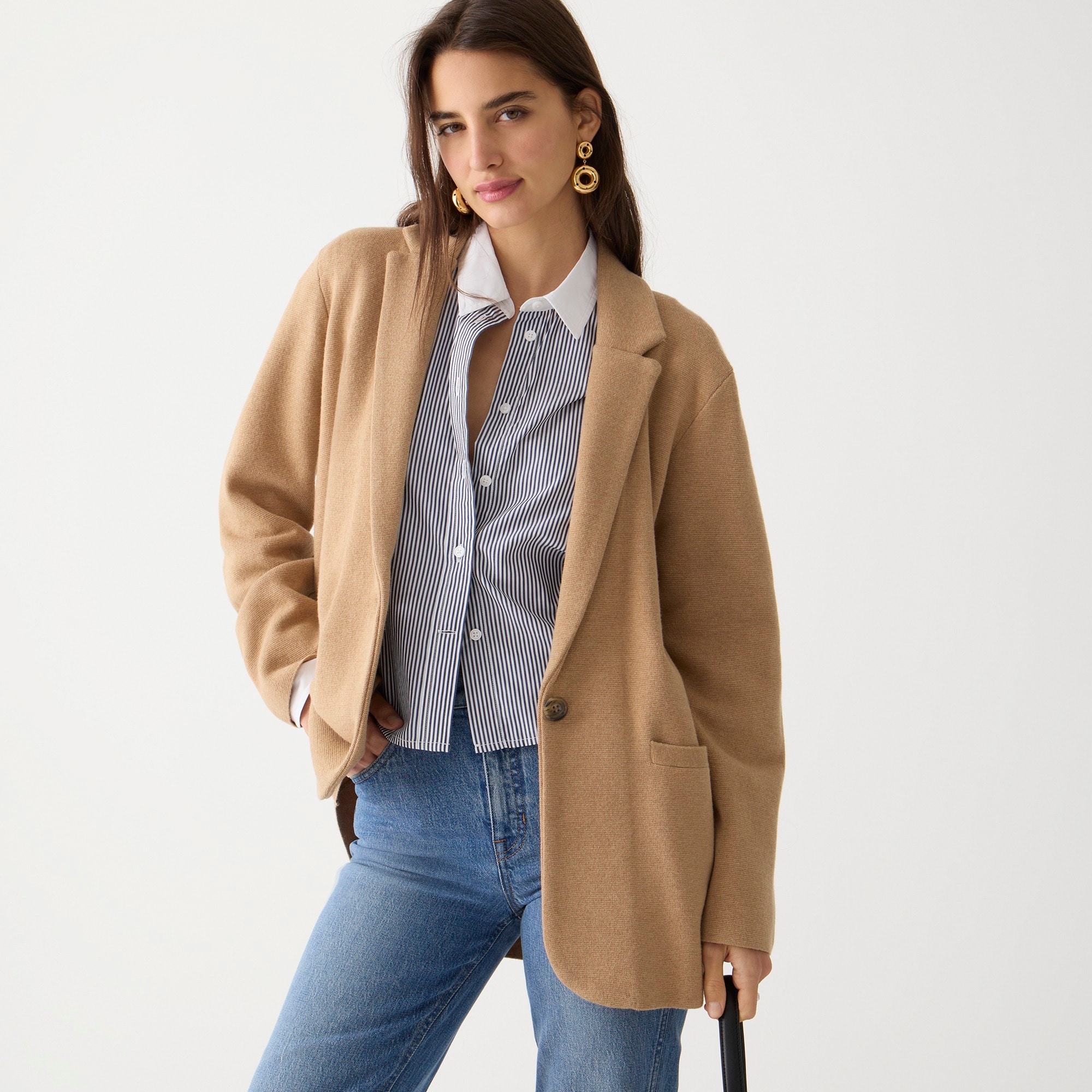 Cecile relaxed sweater-blazer