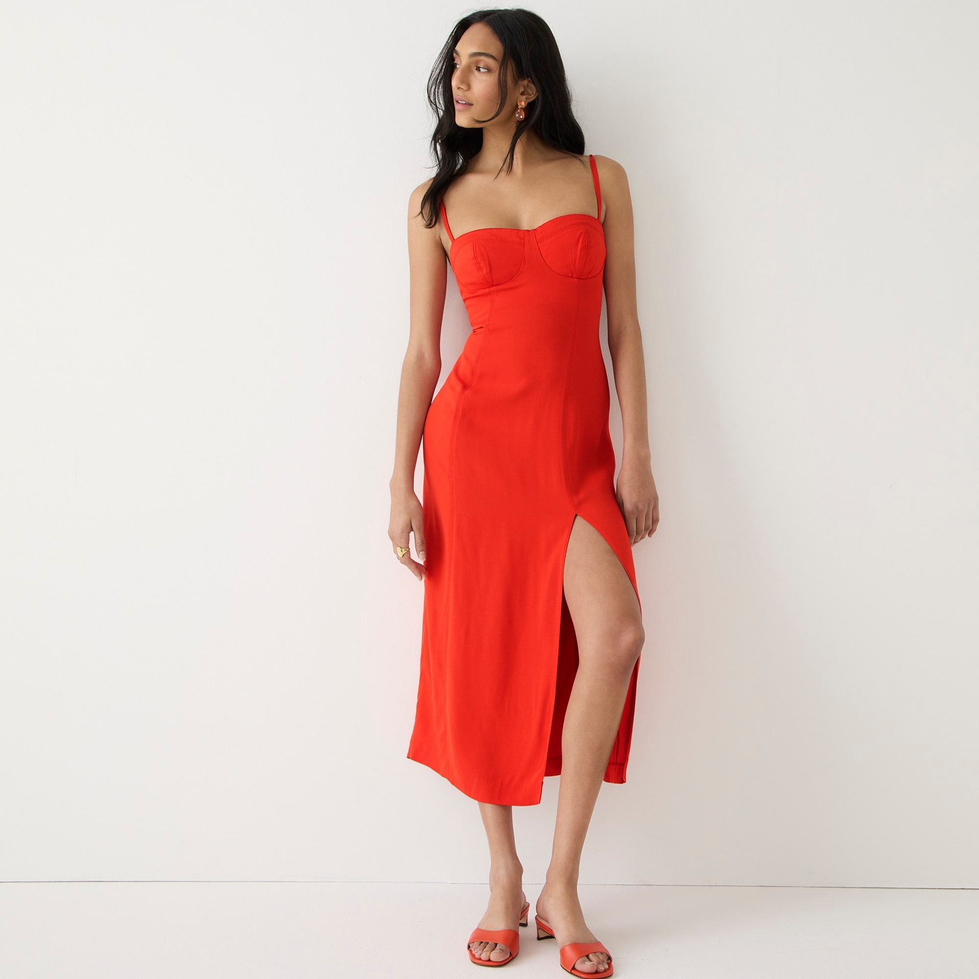 Collection invite dress in crepe