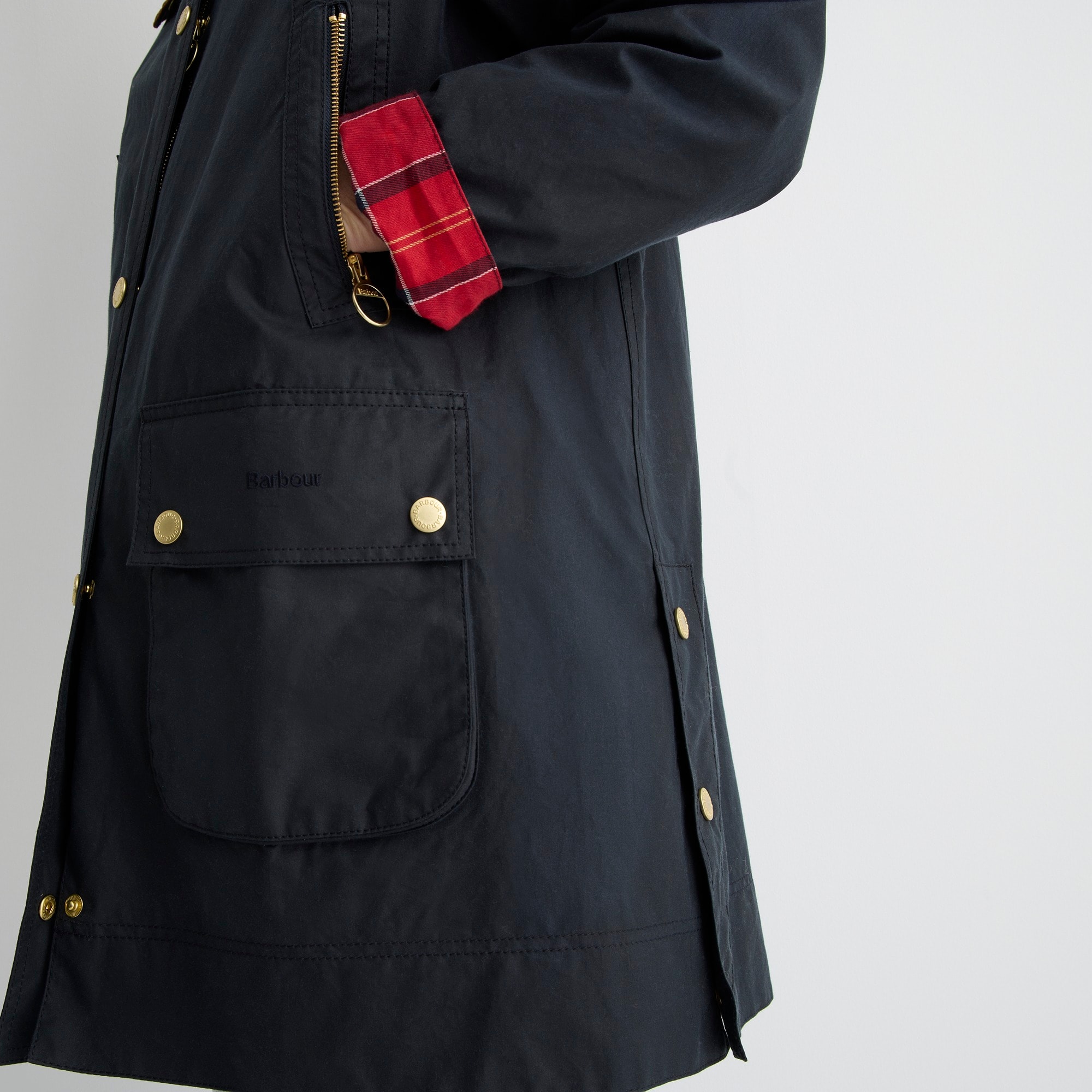 Limited-edition Barbour® X J.Crew Agnetha wax jacket