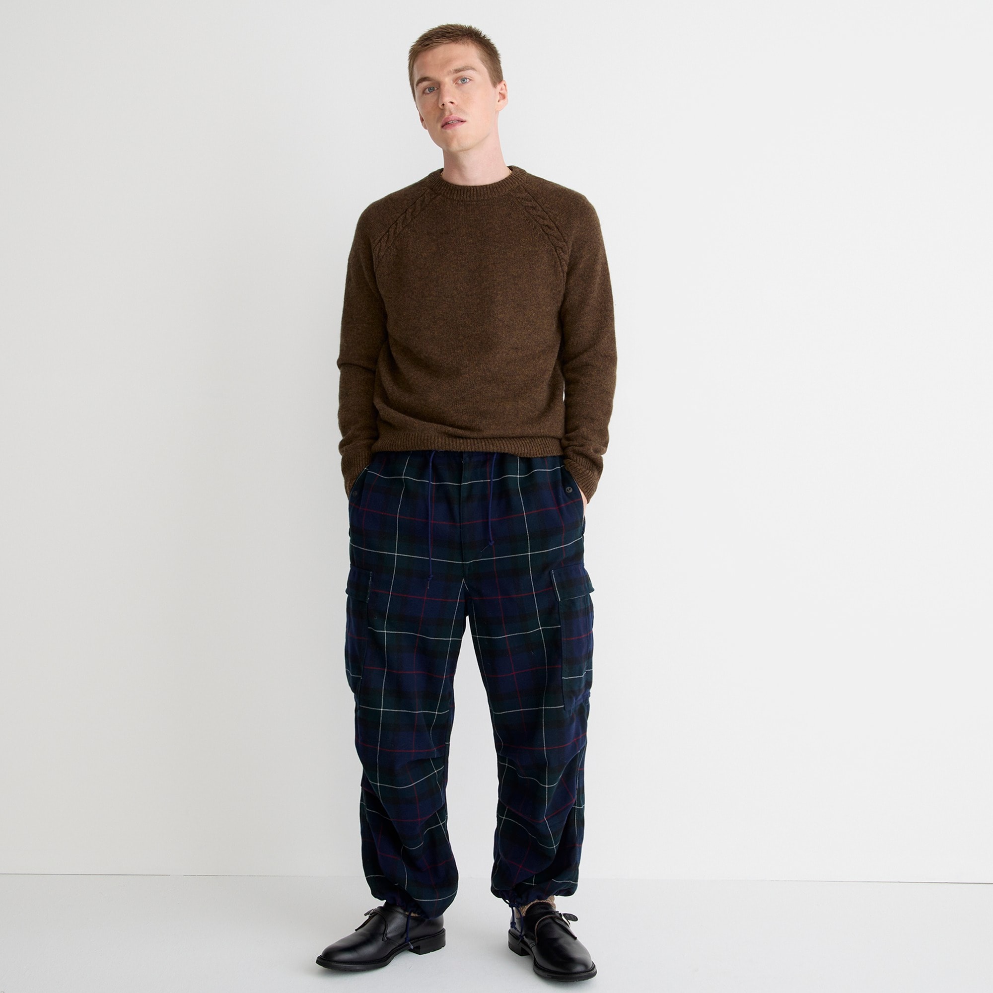 BEAMS PLUS X J.Crew military six-pocket pant in plaid