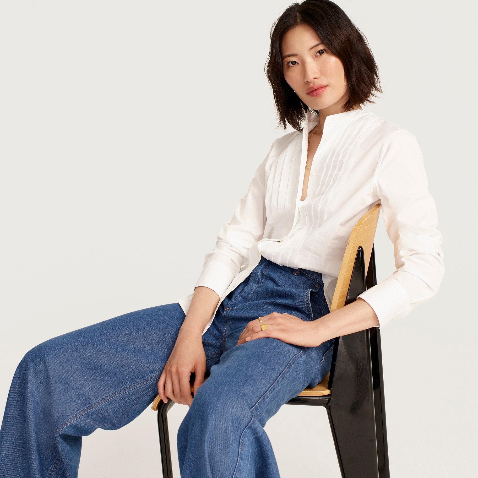Slim-fit Thomas Mason® for J.Crew tuxedo shirt