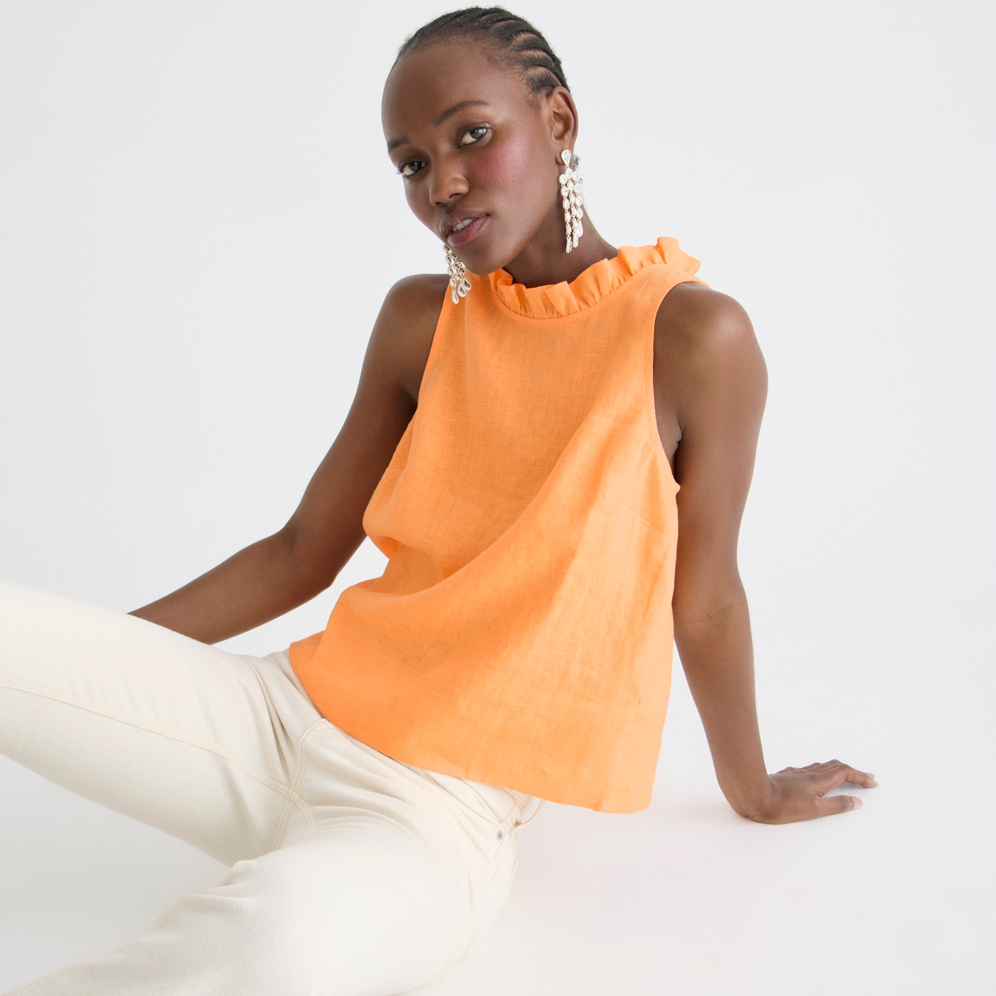 Fleur top in linen