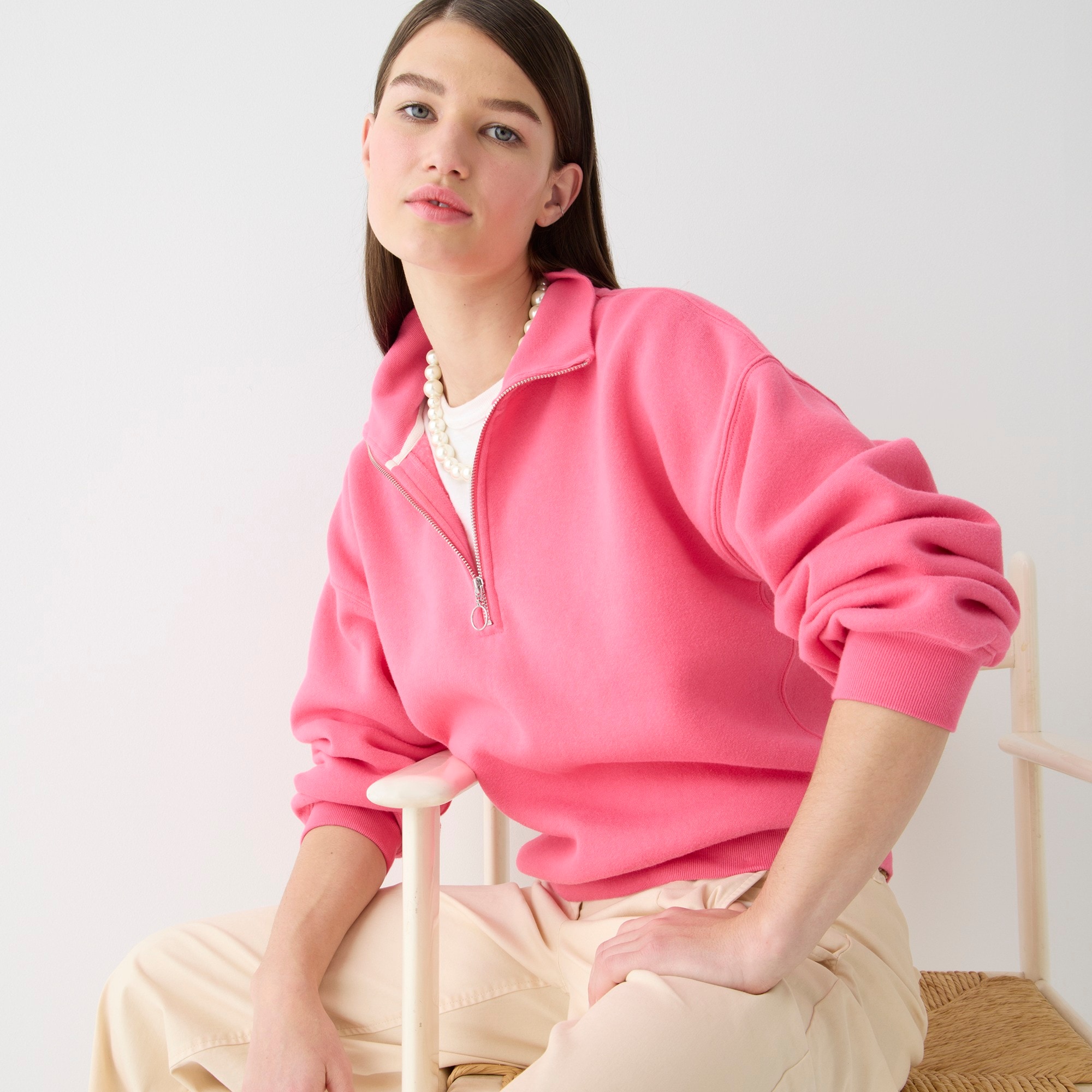 Heritage fleece half-zip sweatshirt