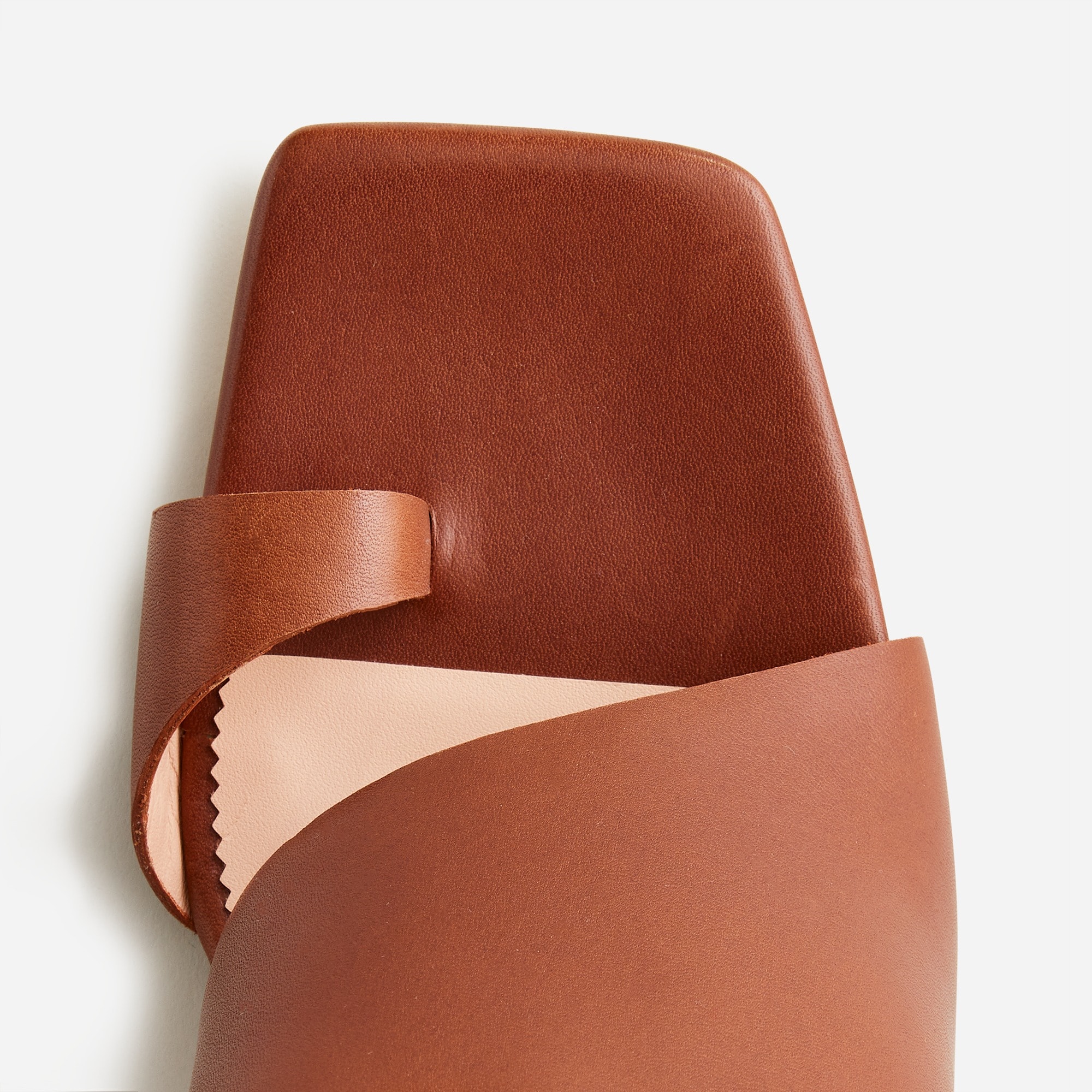 Ava toe-ring heels in leather