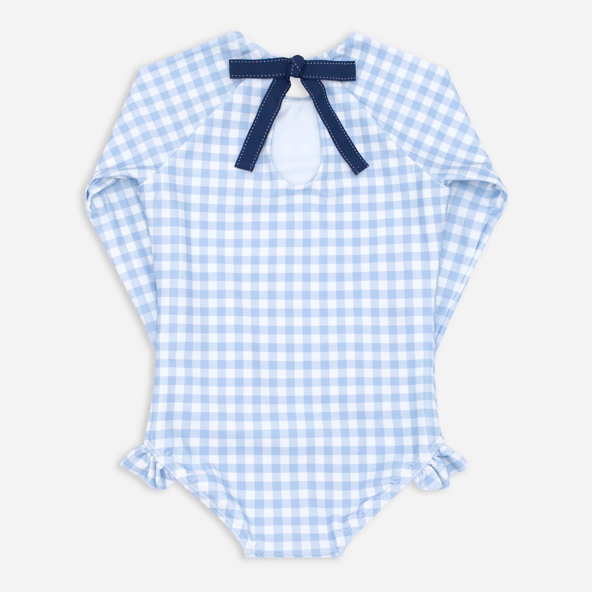 Girls' minnow rash guard one-piece