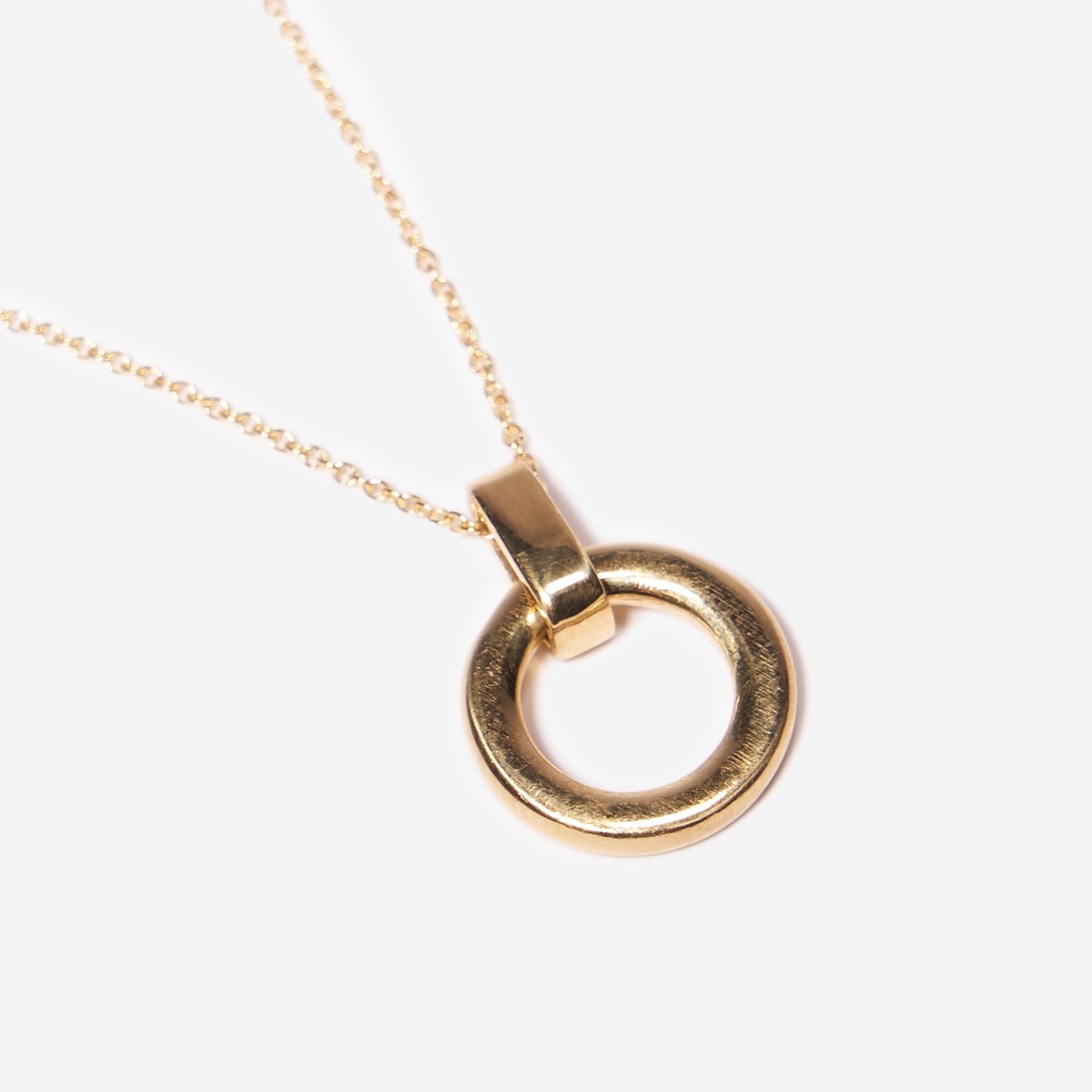 Odette New York Beau necklace in brass