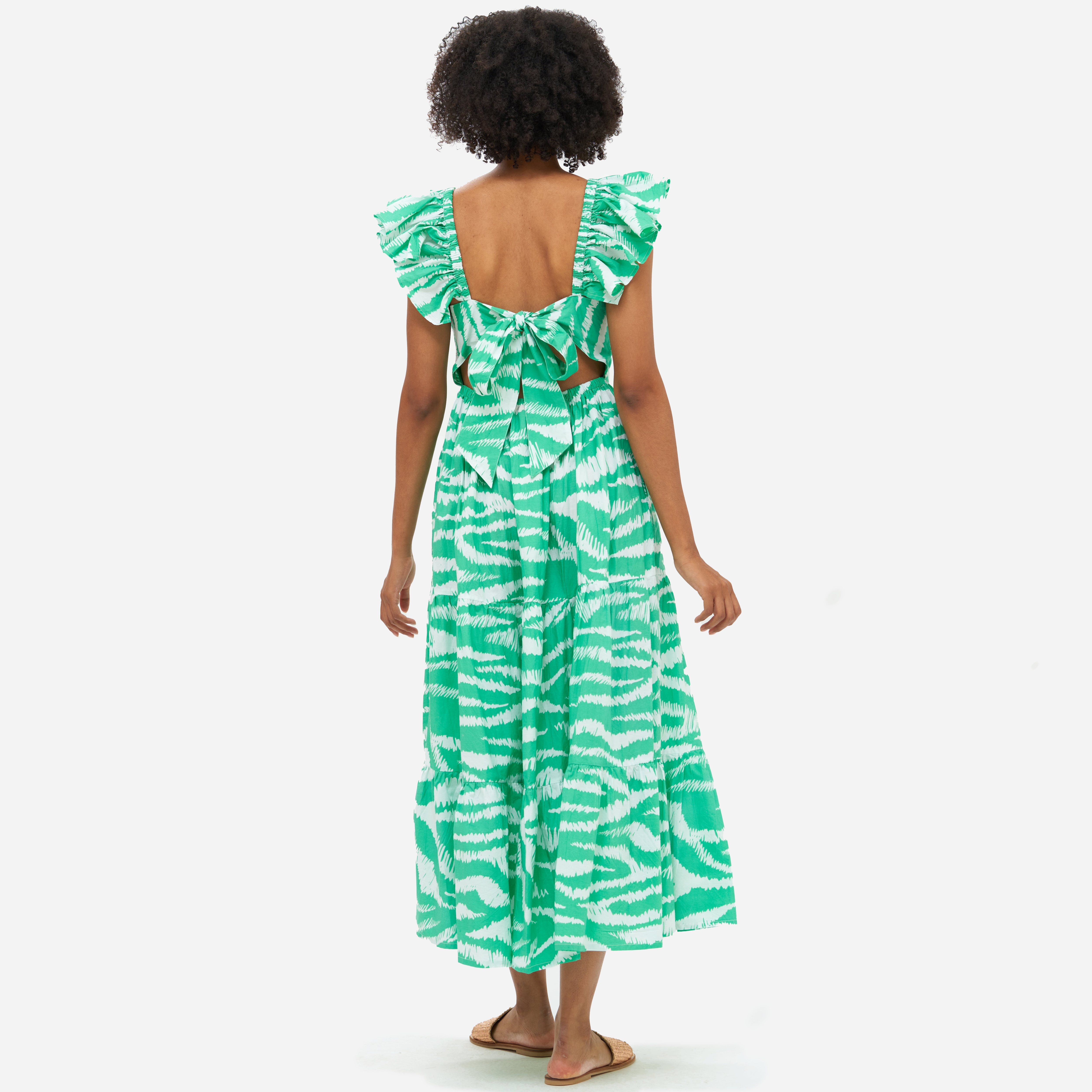 OLIPHANT™ flirty tie-back maxi dress