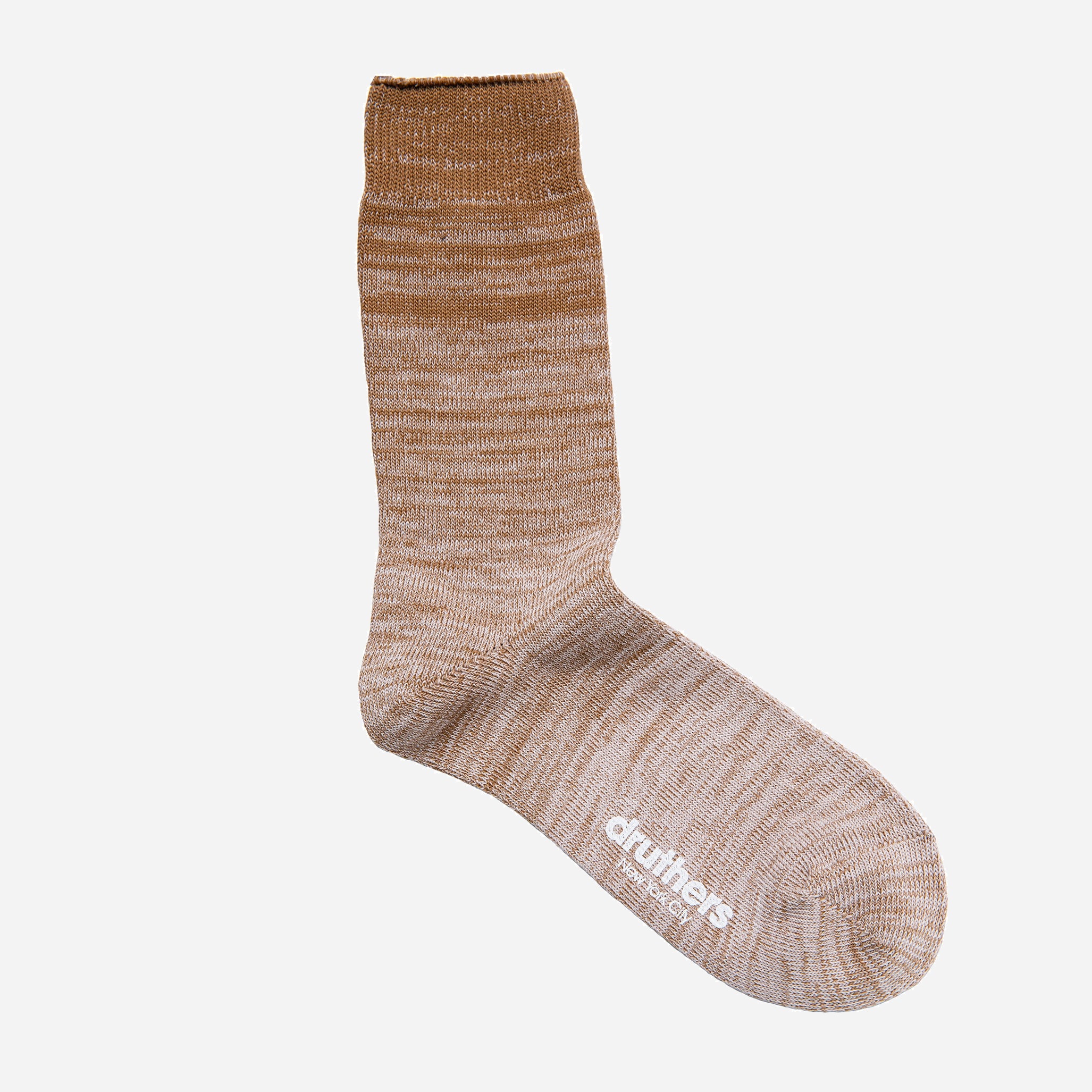 Druthers organic cotton gradient crew socks