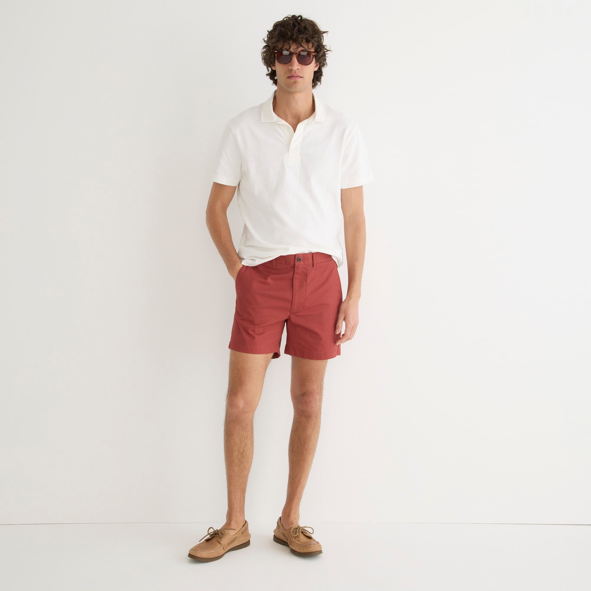 5" stretch chino short