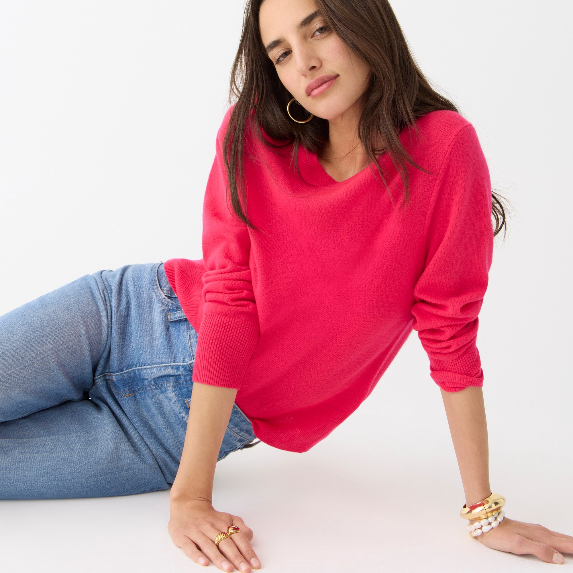 Cashmere classic-fit crewneck sweater