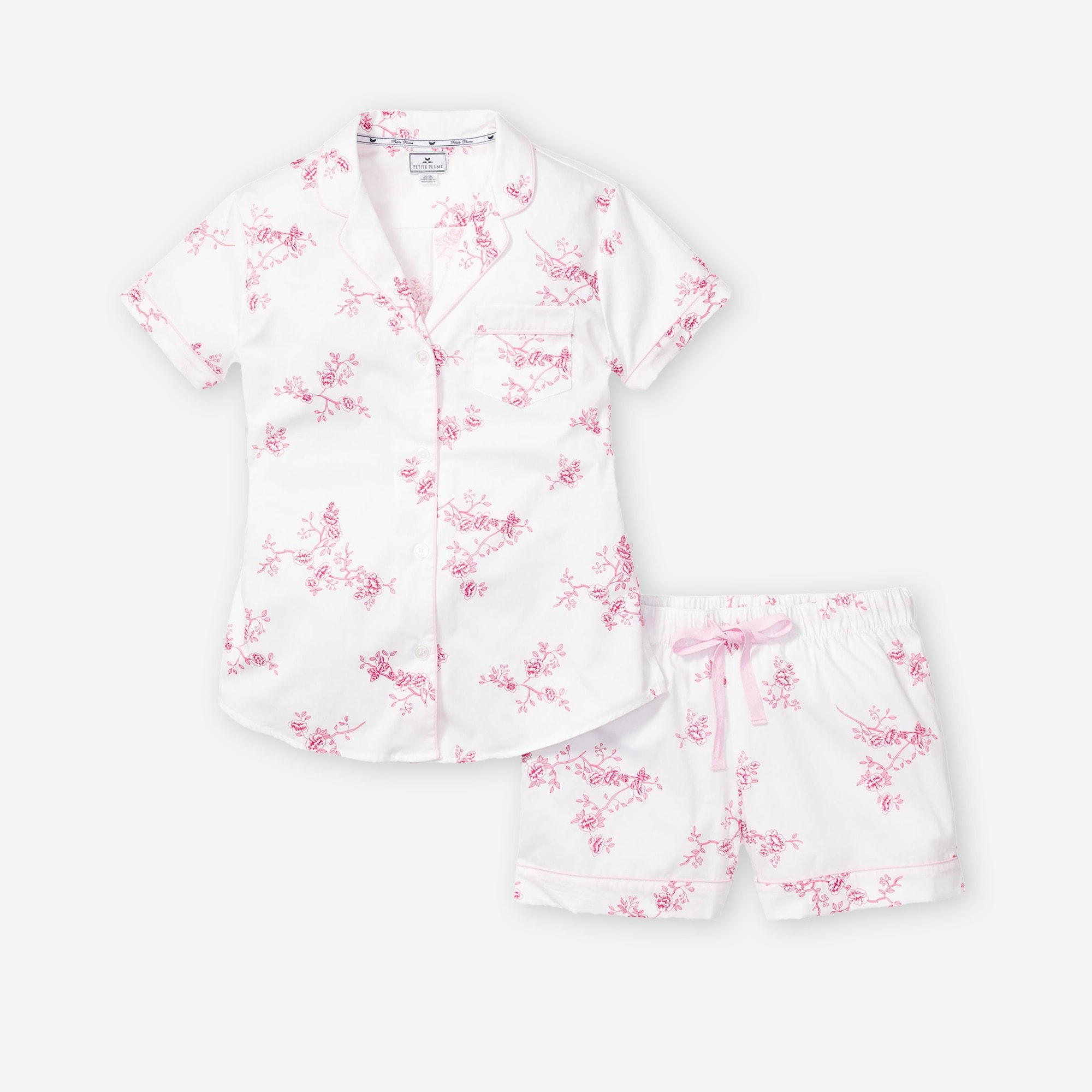 Petite Plume™ women's short-sleeve short set