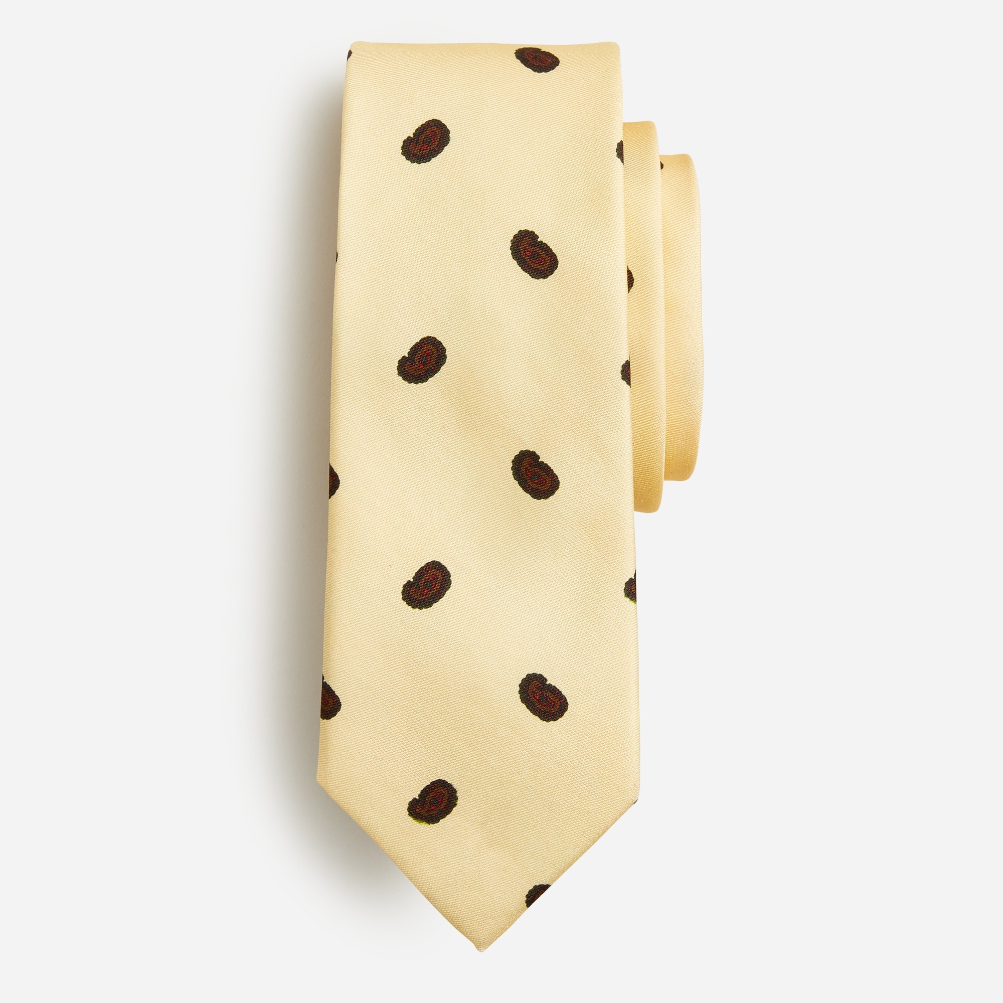 English silk tie in paisley
