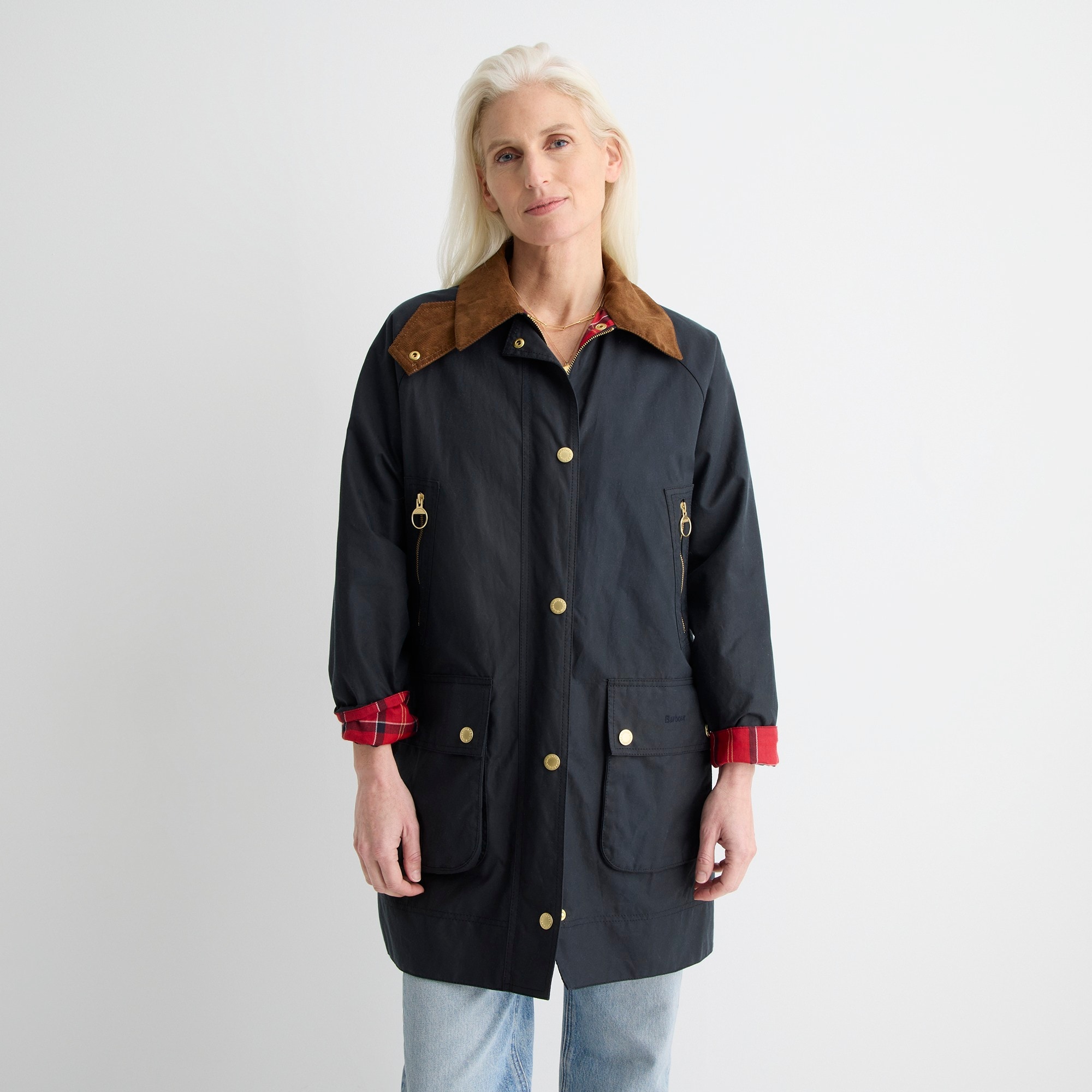 Limited-edition Barbour® X J.Crew Agnetha wax jacket