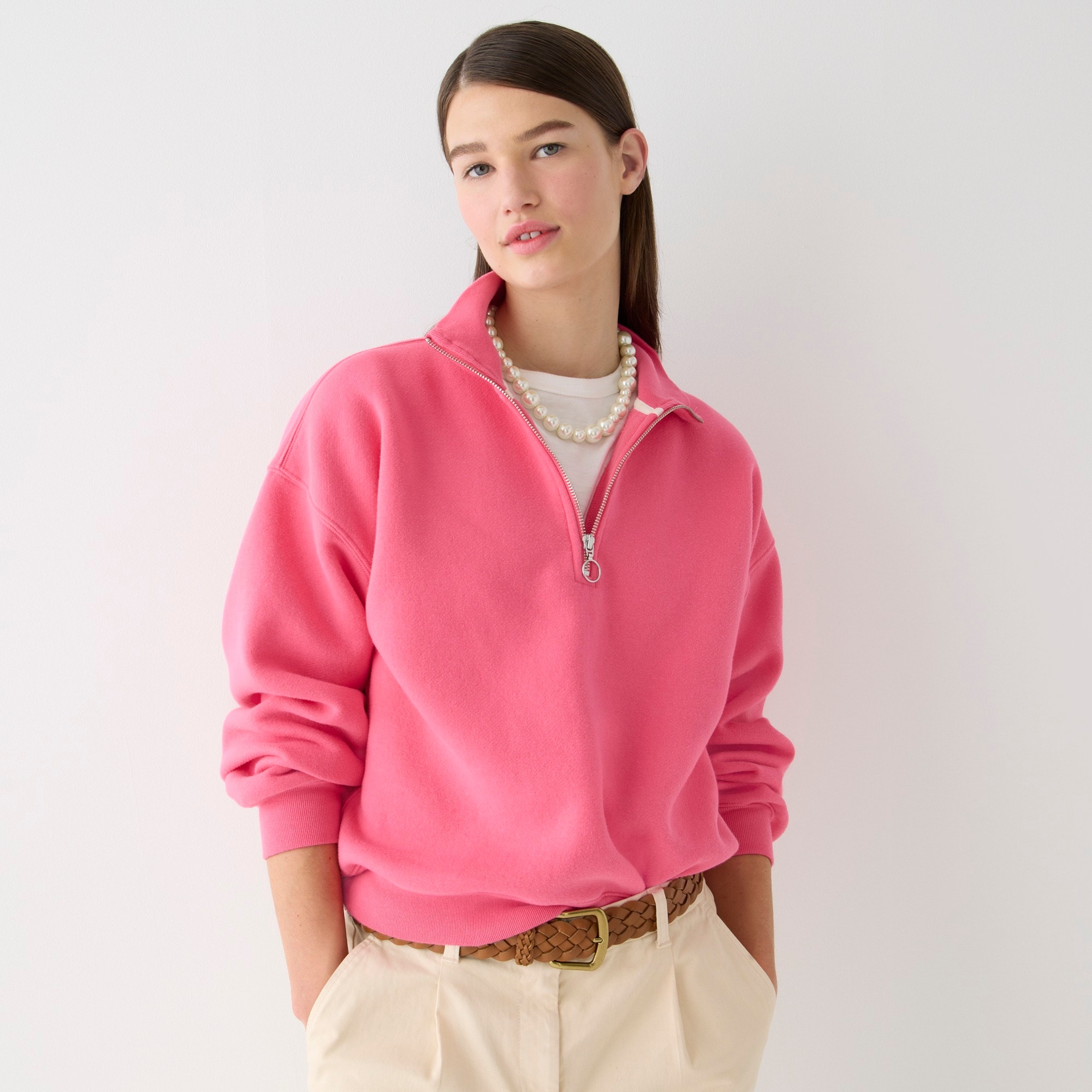 Heritage fleece half-zip sweatshirt