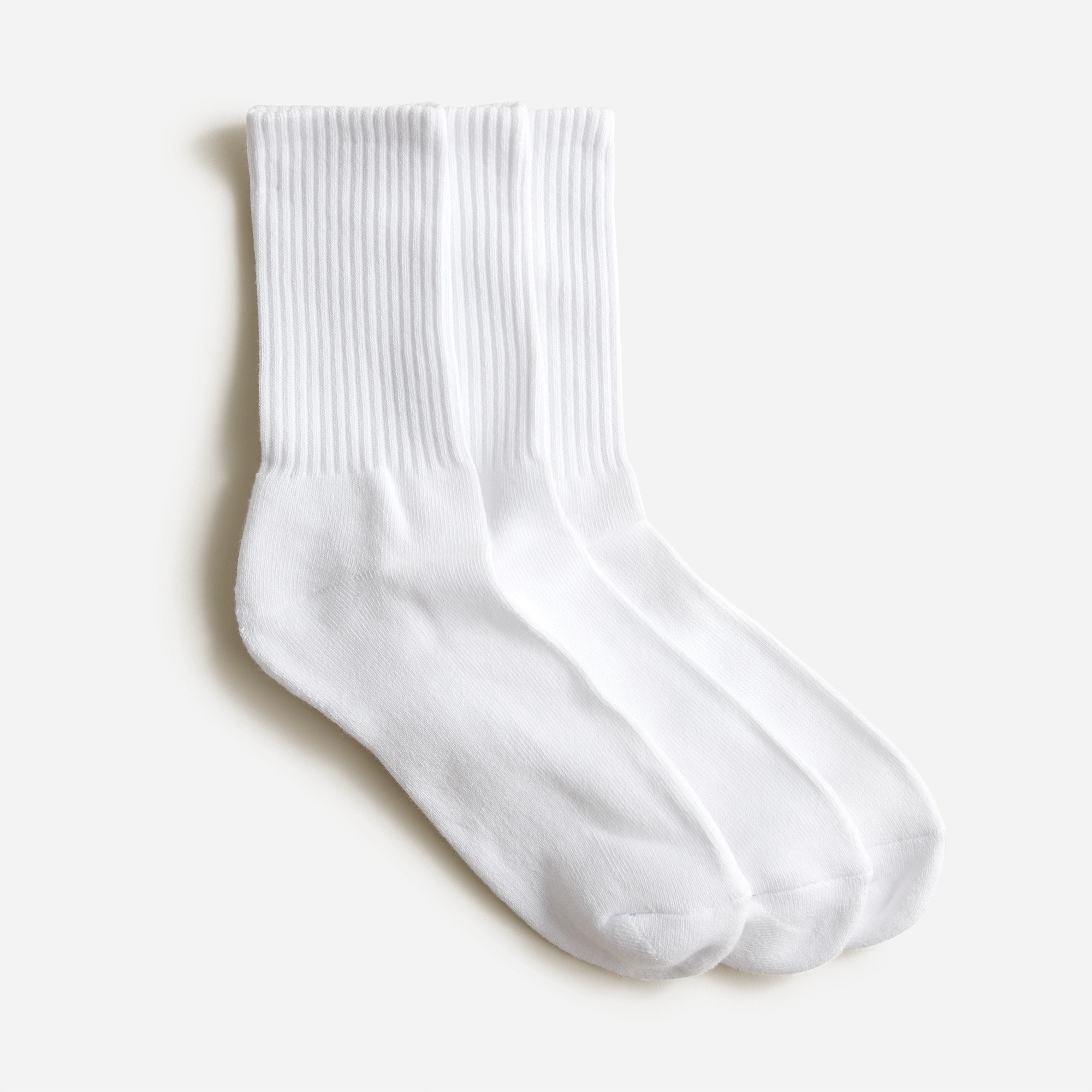Athletic crew socks three-pack