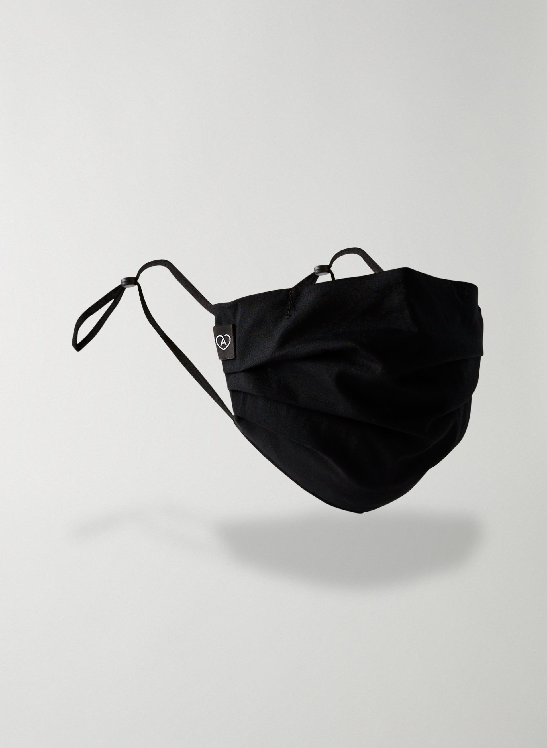 Pleated Cotton Face Mask - Petite