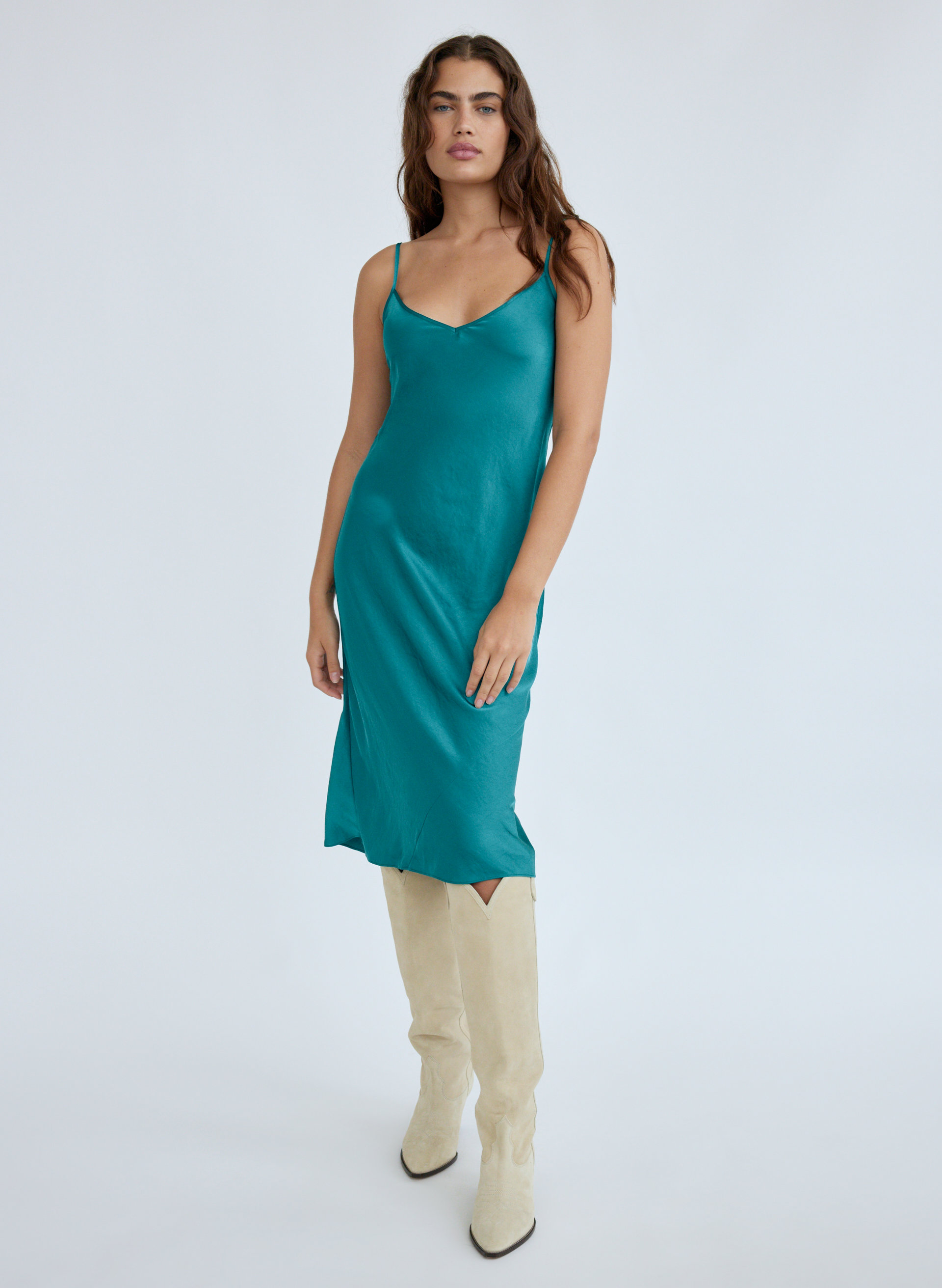 Only Slip Midi Dress