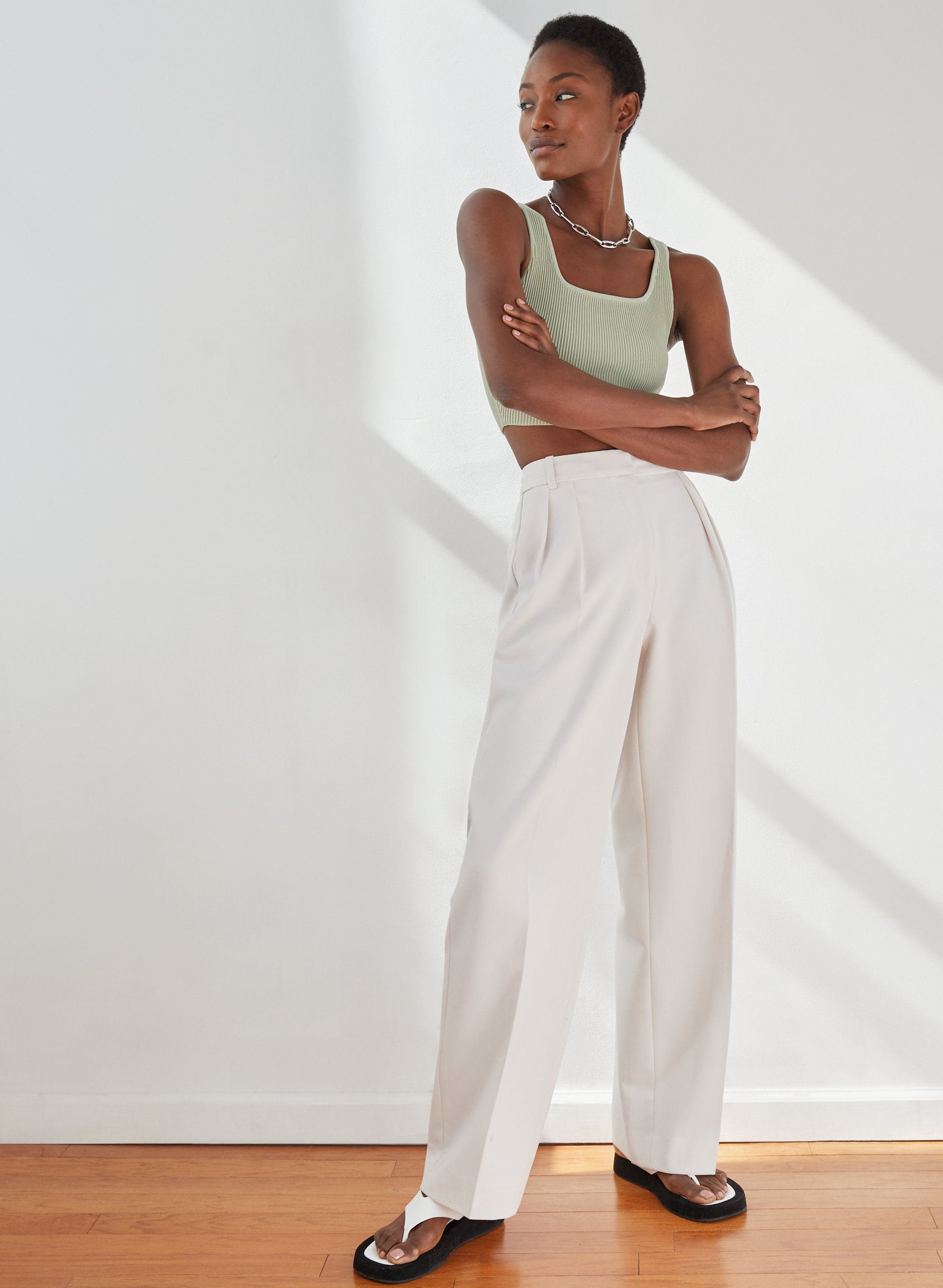 Pleated Pant