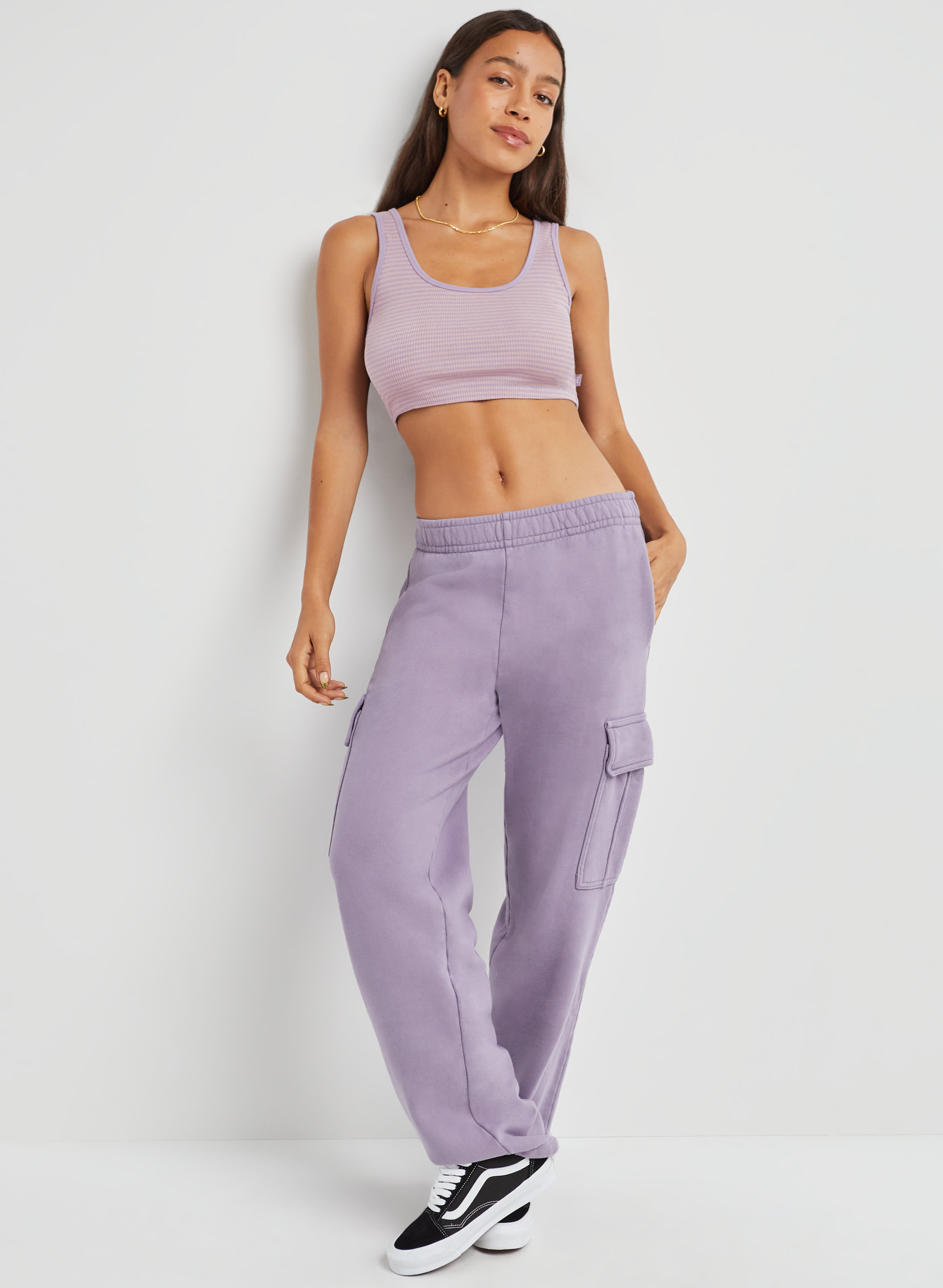 Cropped Rib Tank
