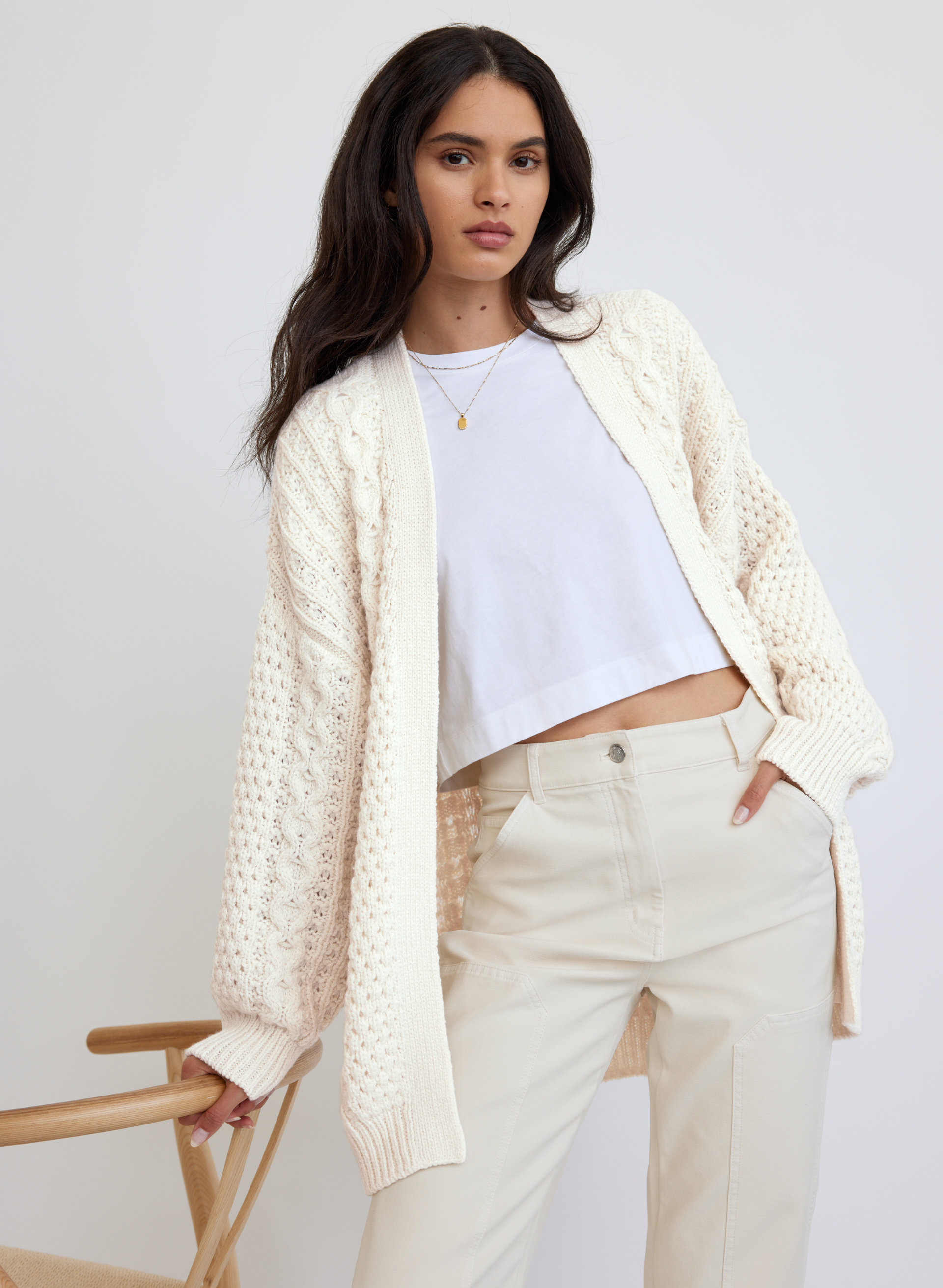 Cable Knit Cardigan