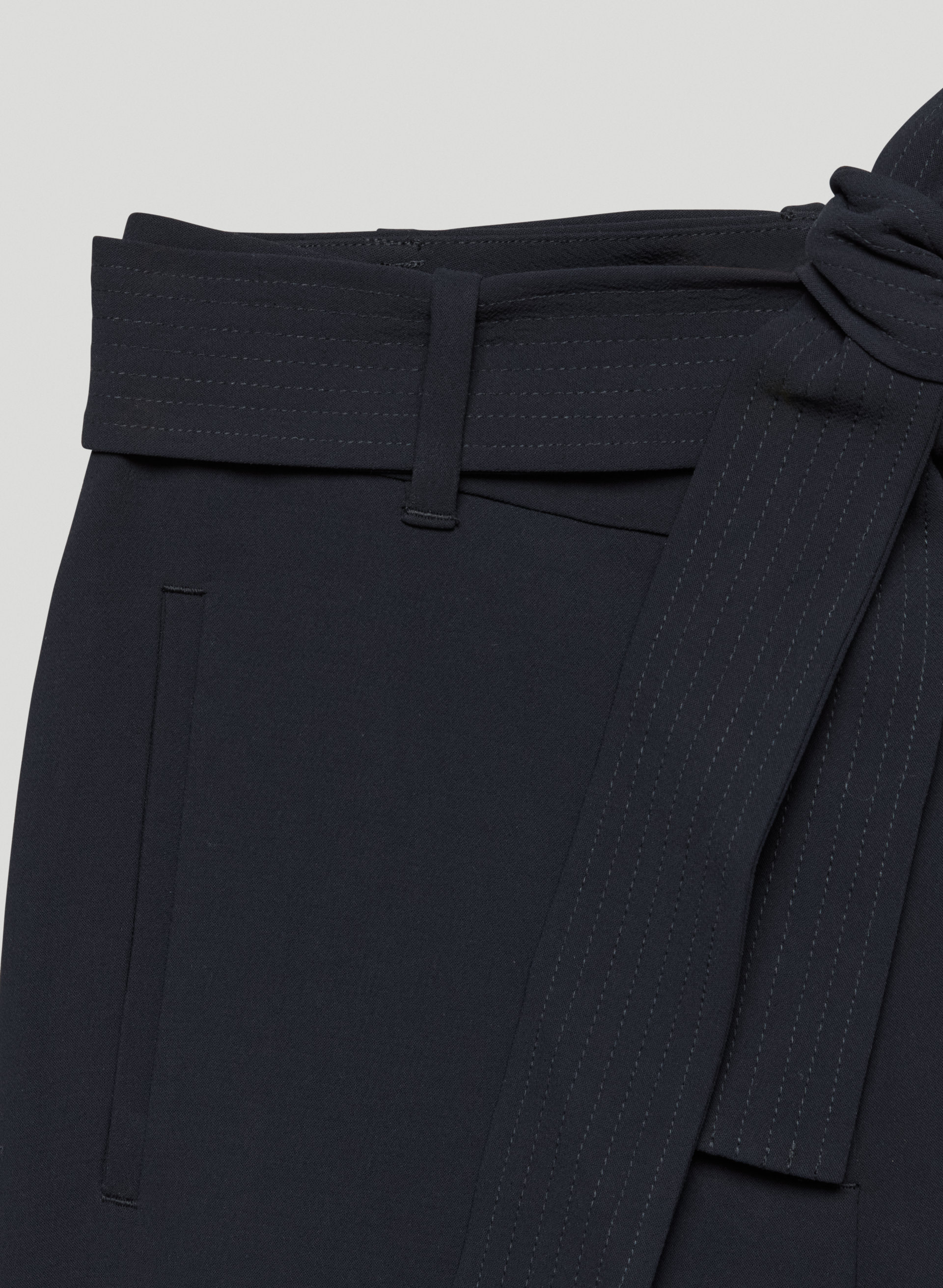 Tie-Front Short