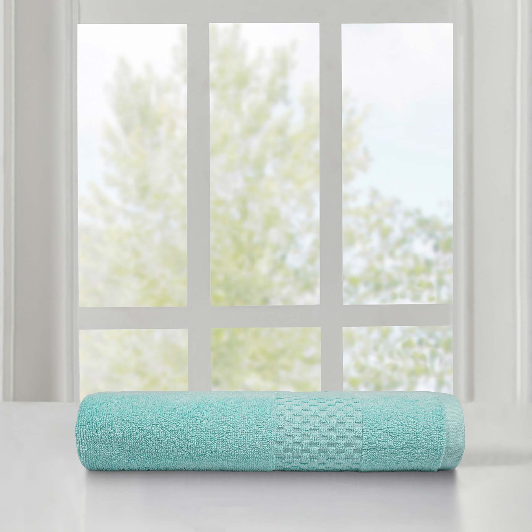 Tiny Dreamers Angel Blue Cotton Bath Towel, 30x54