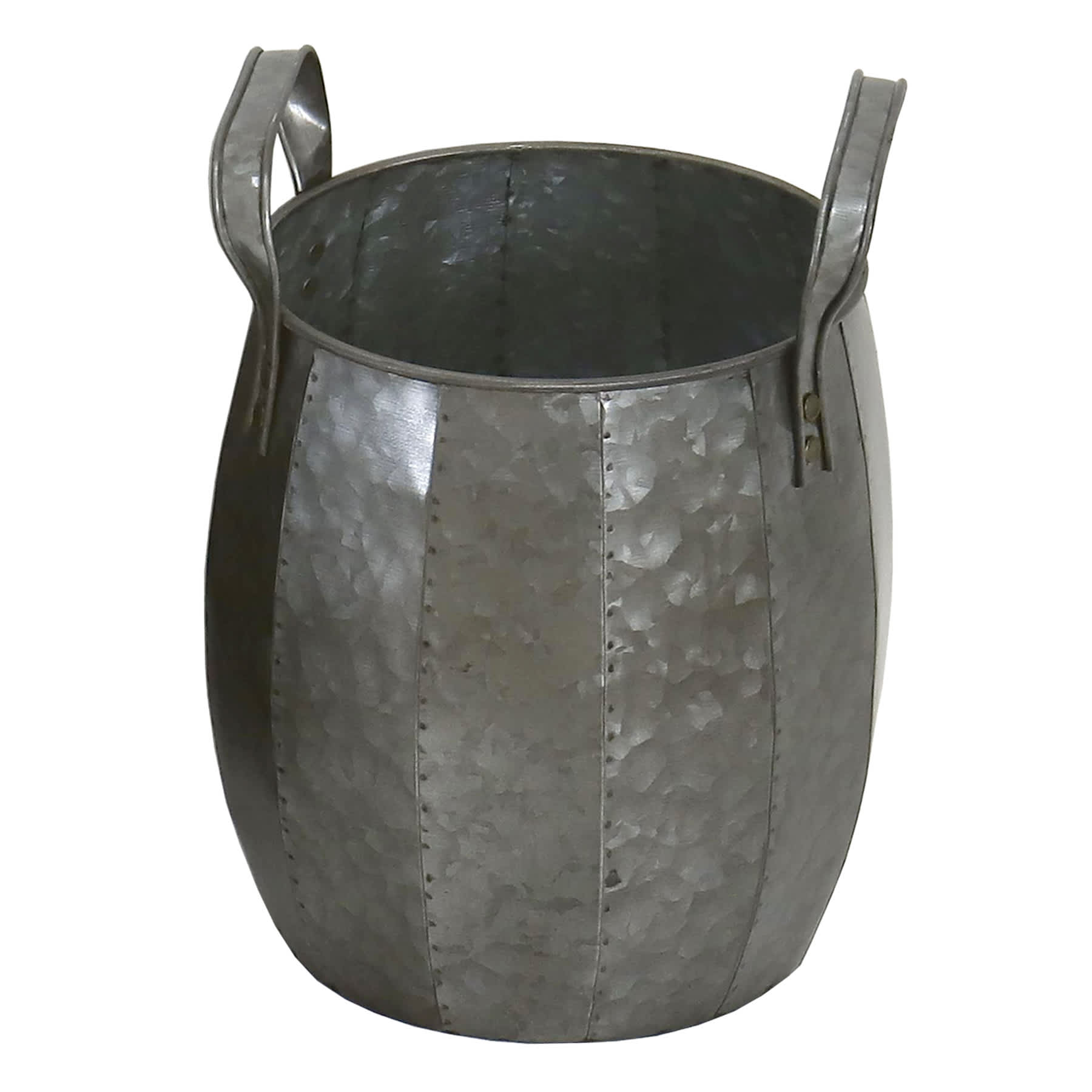 Honeycomb Iron Outdoor Planter with Handles, Small