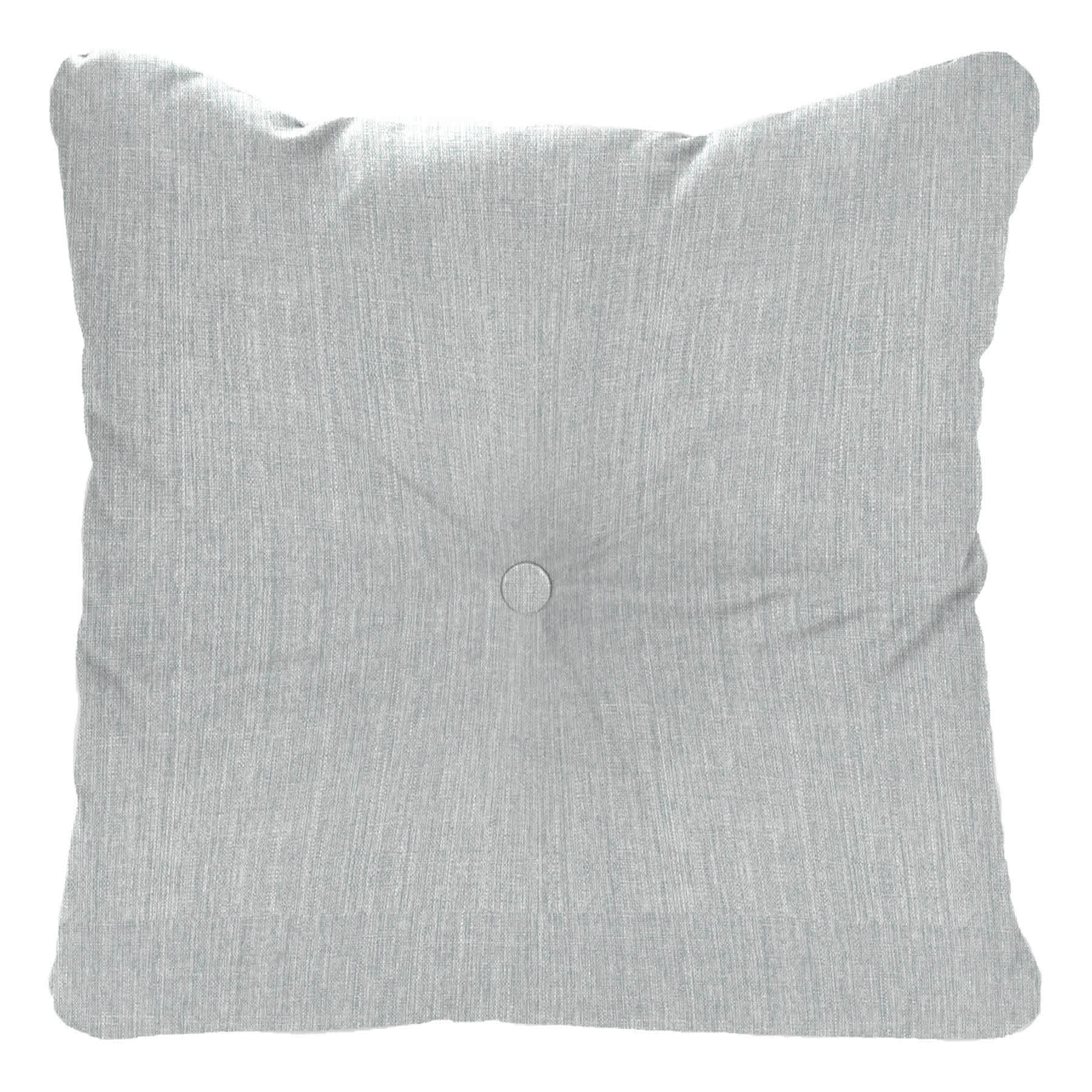 Tahiti Silver Outdoor Tufted Back Cushion